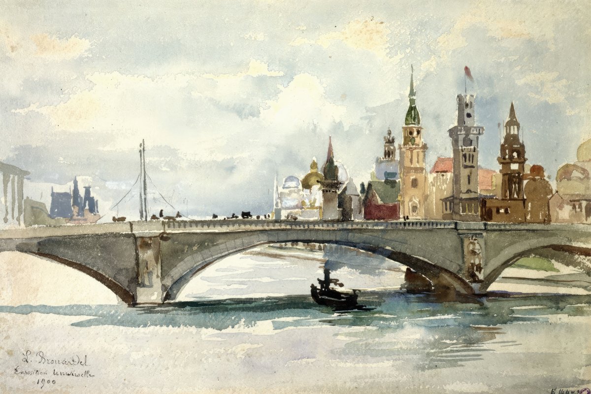 1900 Exhibition, The Alma Bridge | Ave Legato | Ave Legato Art Prints