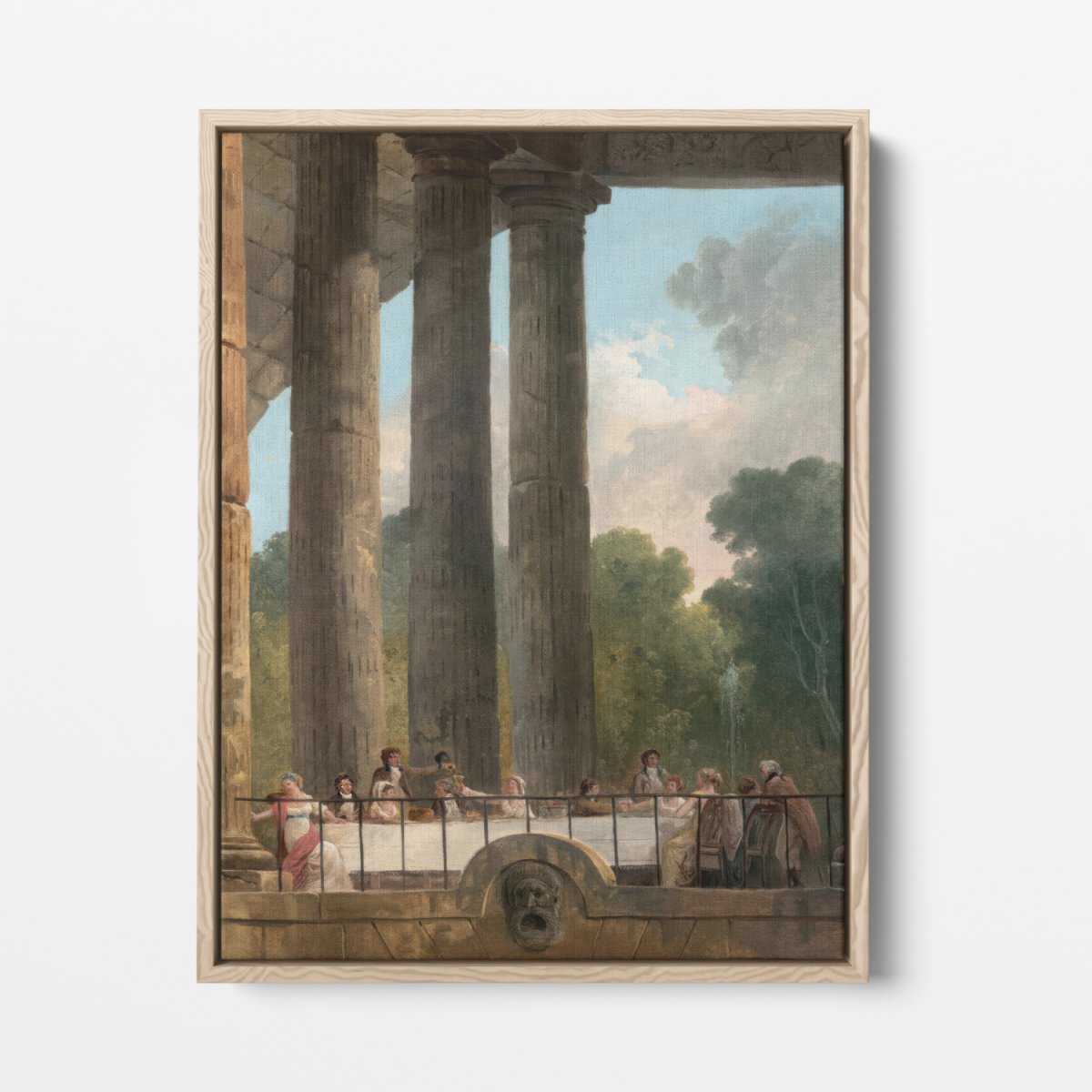 A Banquet in the Ruins of a Temple | Hubert Robert | Ave Legato Art Prints