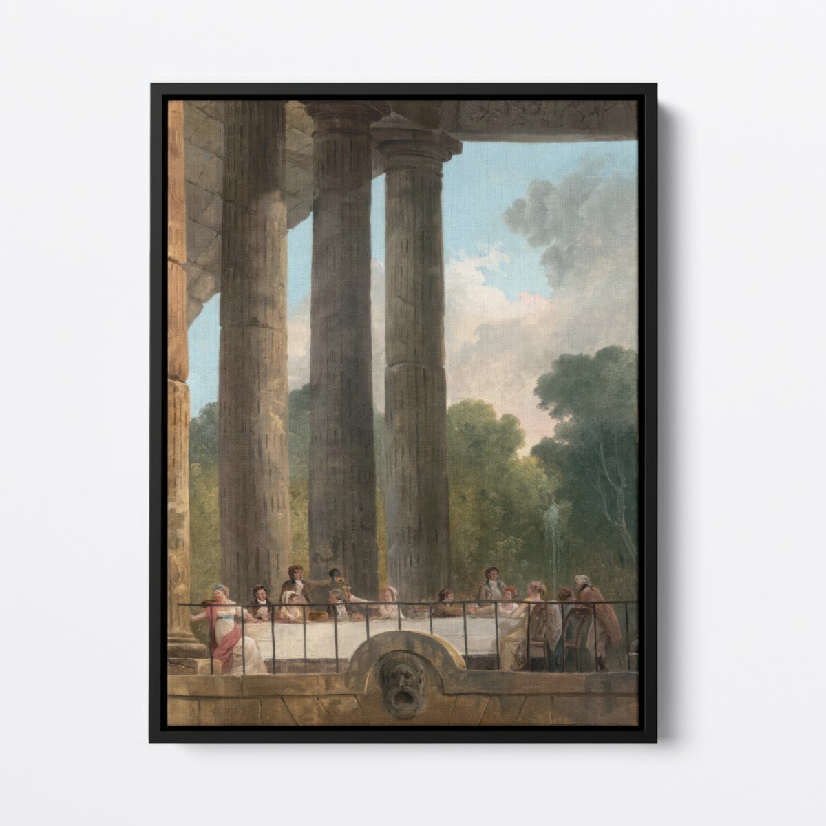 A Banquet in the Ruins of a Temple | Hubert Robert | Ave Legato Art Prints