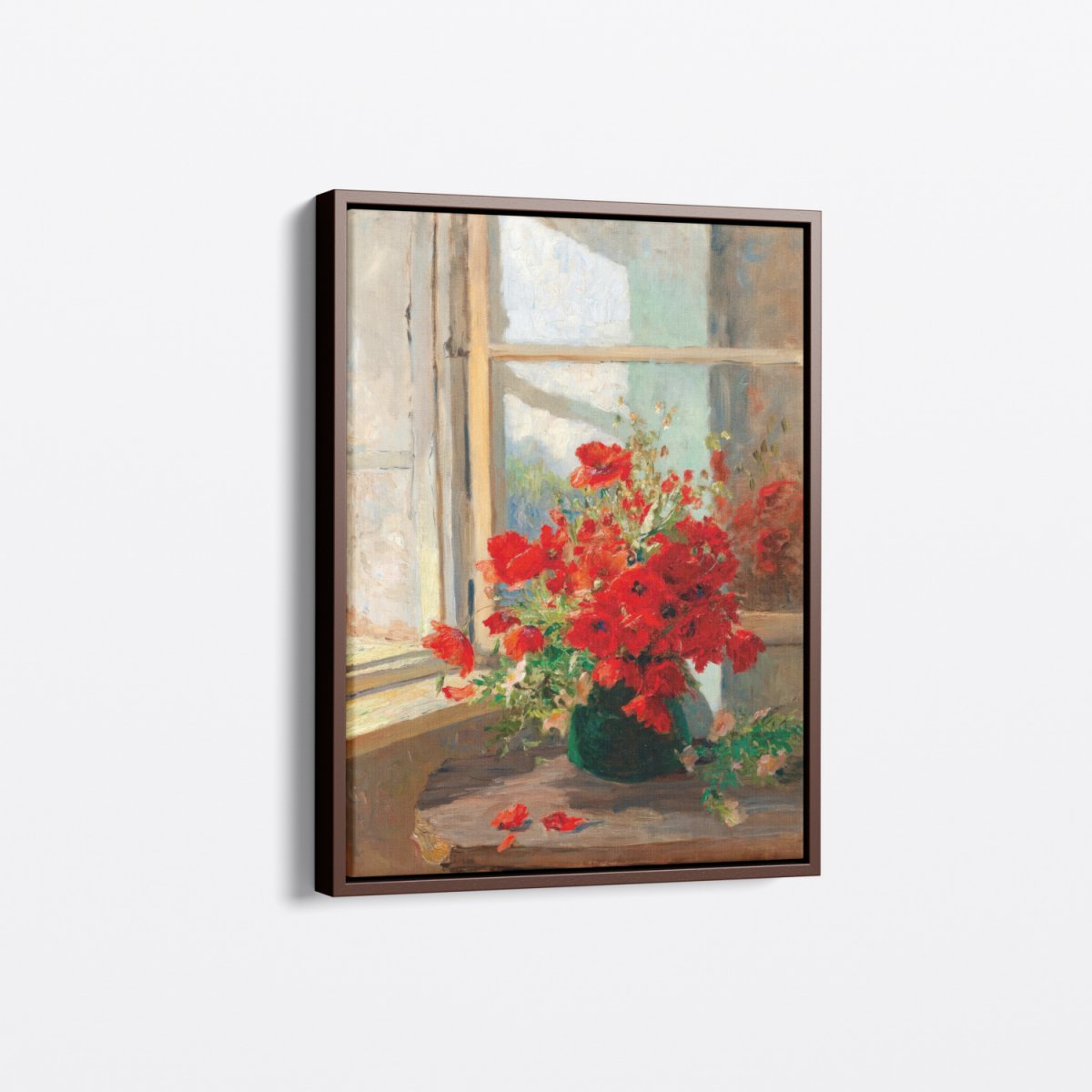 A Bouquet of Poppies by the Window | Olga Wisinger - Florian | Ave Legato Art Prints