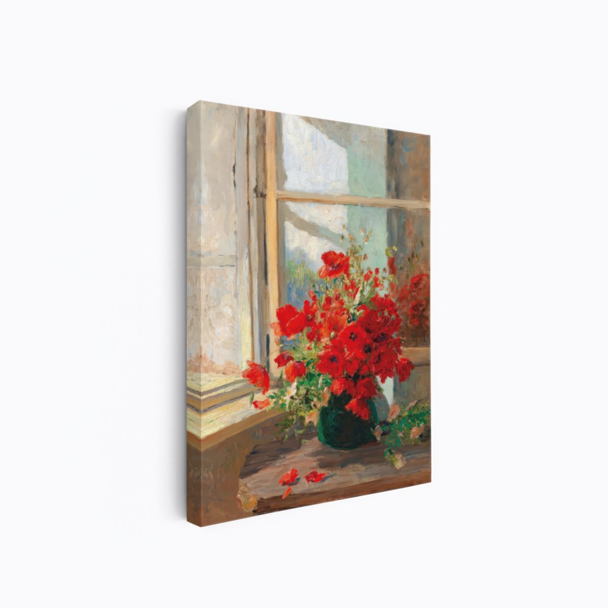 A Bouquet of Poppies by the Window | Olga Wisinger - Florian | Ave Legato Art Prints