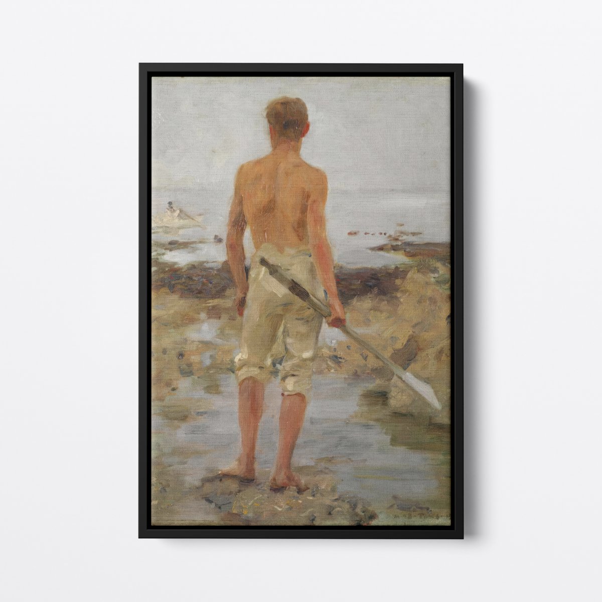 A Boy With An Oar | Henry Tuke | Ave Legato Art Prints