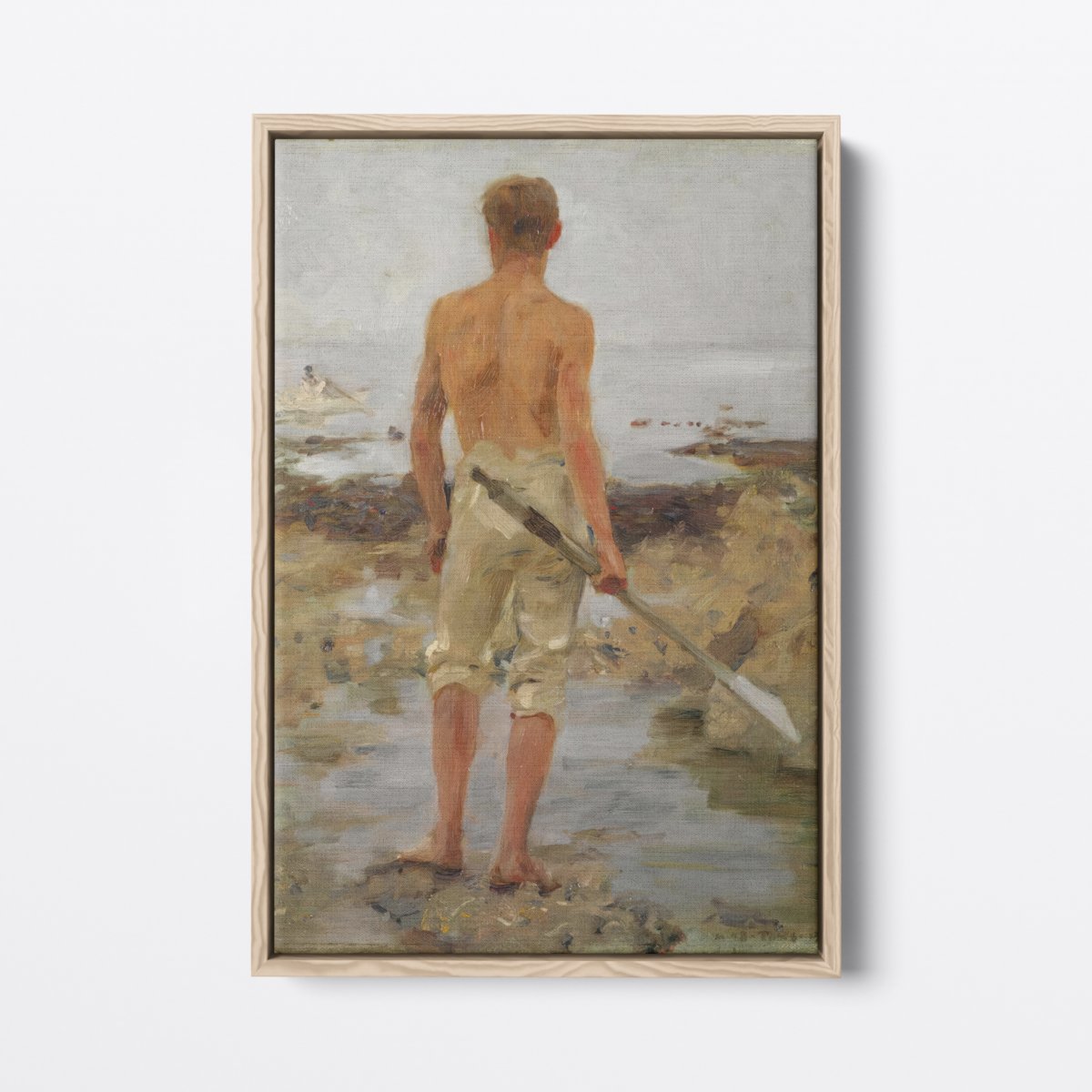 A Boy With An Oar | Henry Tuke | Ave Legato Art Prints