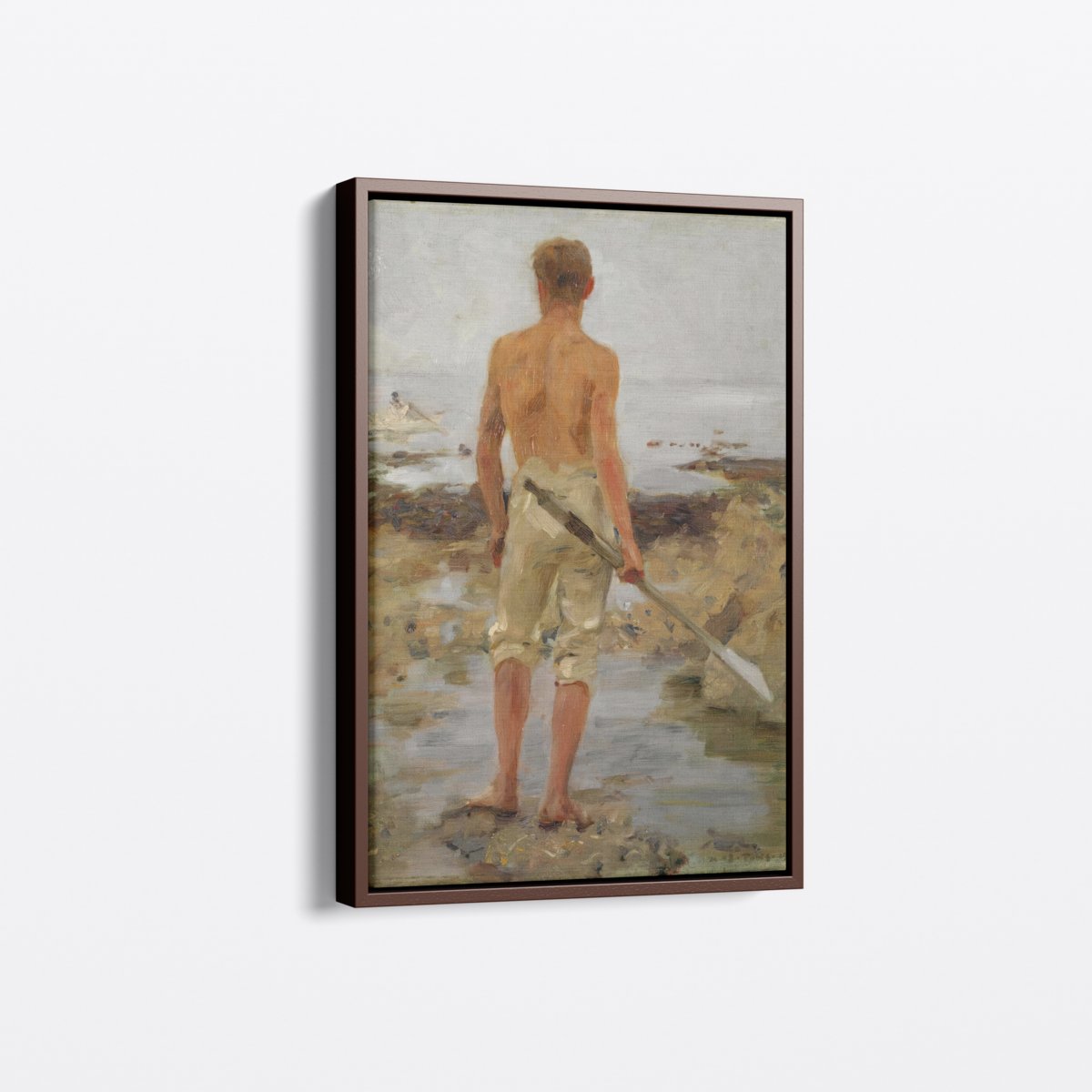 A Boy With An Oar | Henry Tuke | Ave Legato Art Prints