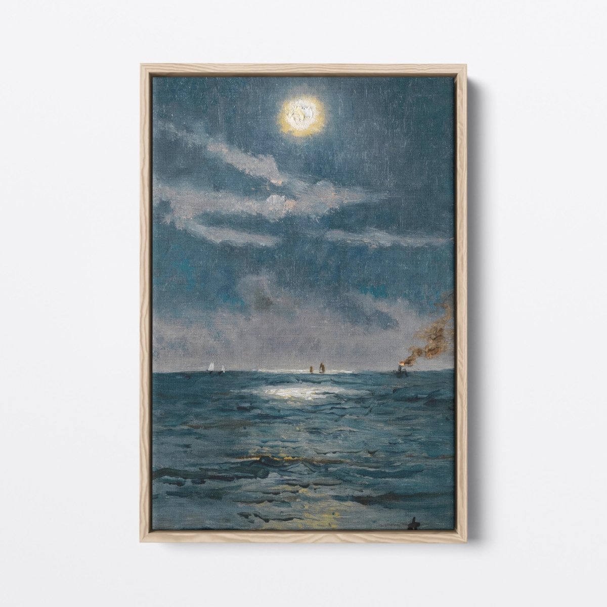 A Calm Moonlit Marine Scene | Alfred Stevens | Ave Legato Art Prints