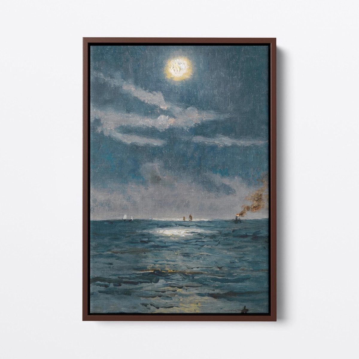 A Calm Moonlit Marine Scene | Alfred Stevens | Ave Legato Art Prints