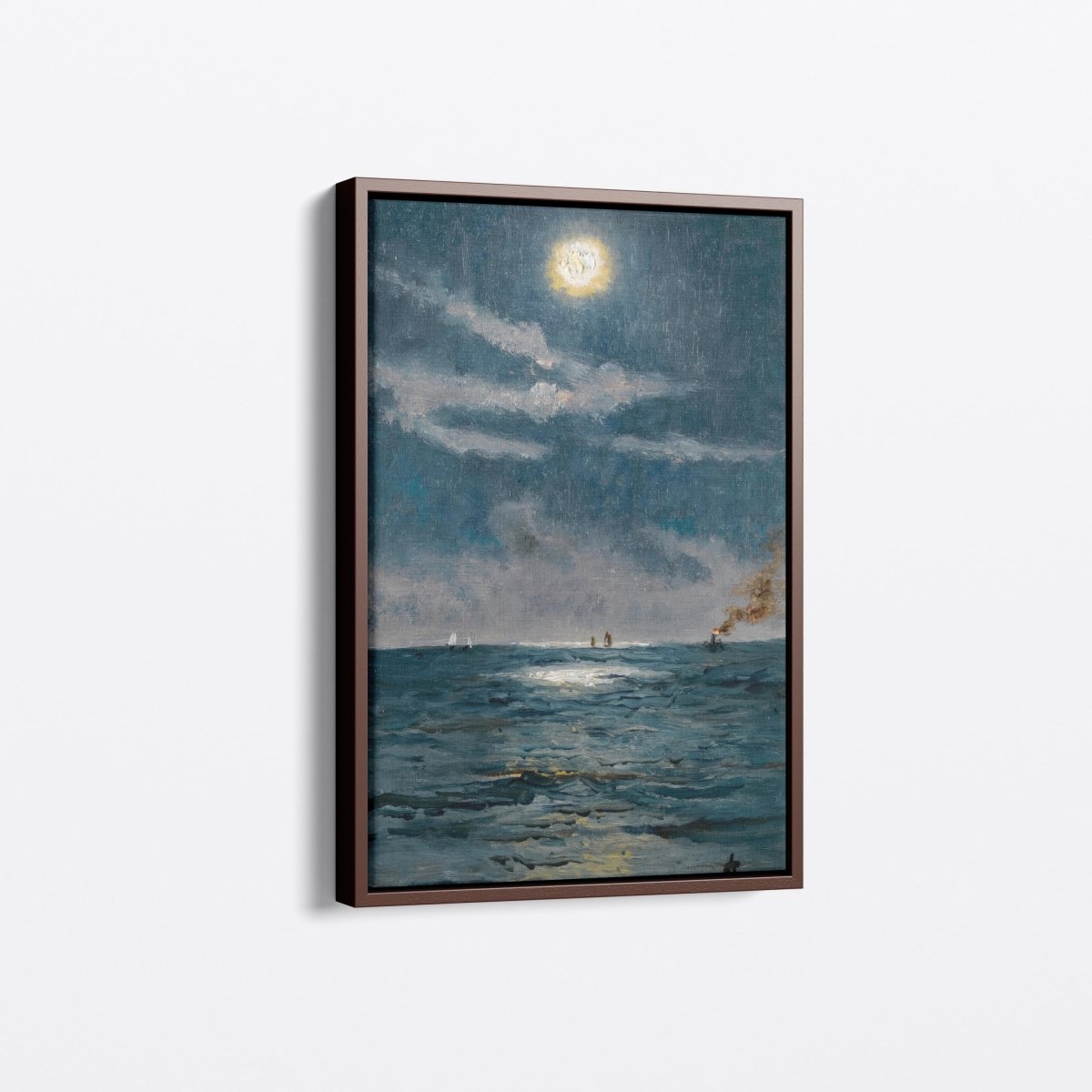 A Calm Moonlit Marine Scene | Alfred Stevens | Ave Legato Art Prints