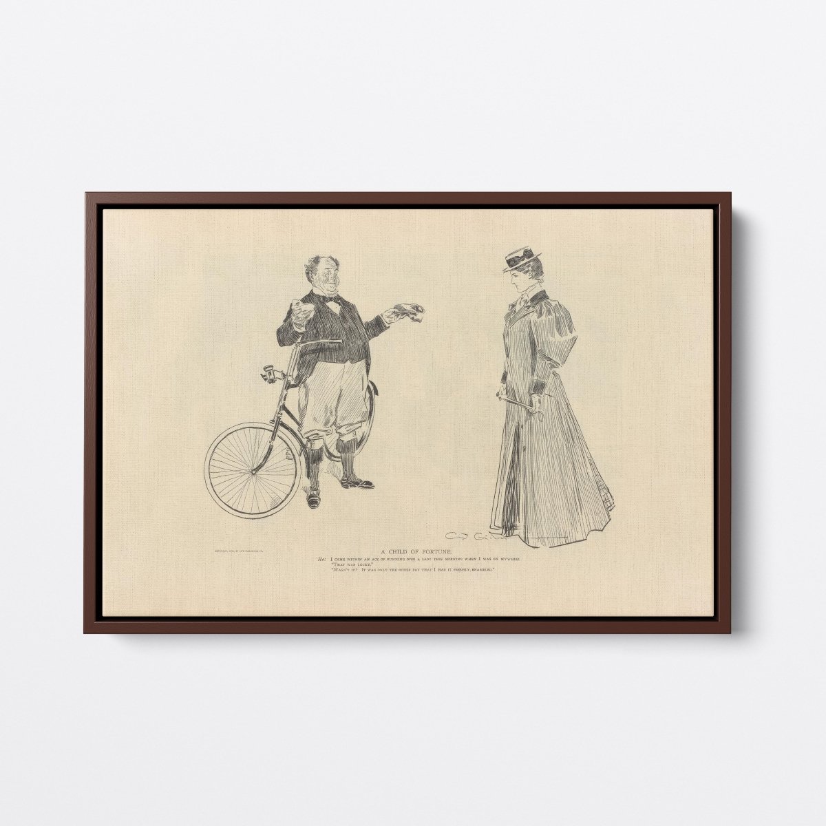 A Child of Fortune | Charles Dana Gibson | Ave Legato Art Prints