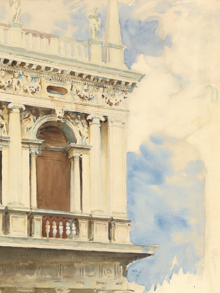 A Corner of the Library in Venice | John Sargent | Ave Legato Art Prints