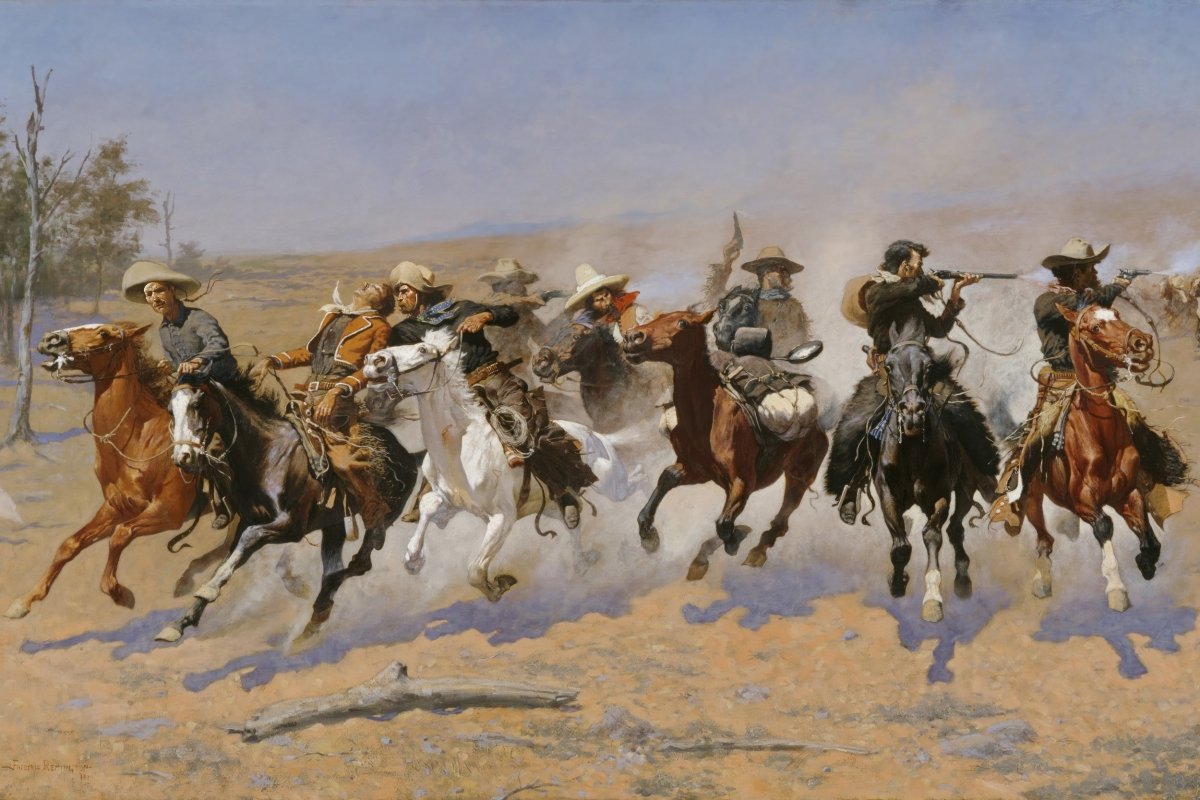 A Dash for the Timber | Frederic Remington | Ave Legato Art Prints