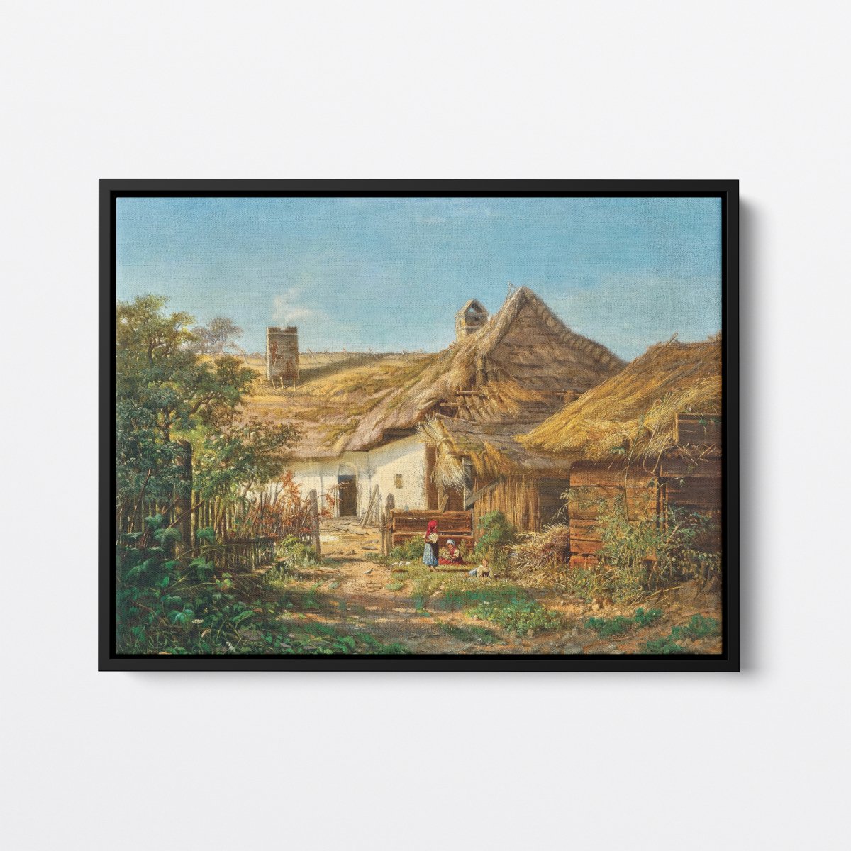 A Farmer's House | Tina Blau | Ave Legato Art Prints