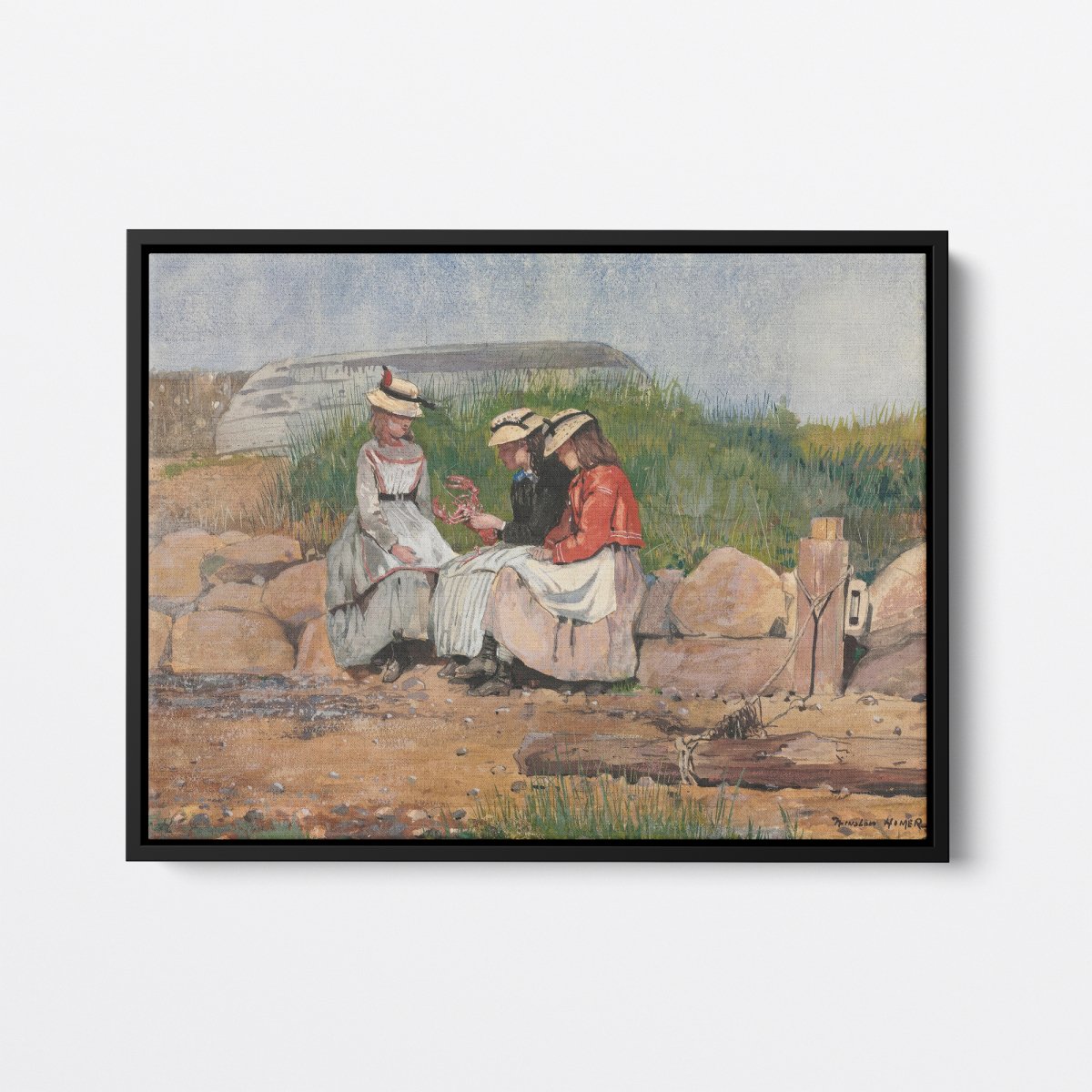 A Fisherman's Daughter | Winslow Homer | Ave Legato Art Prints