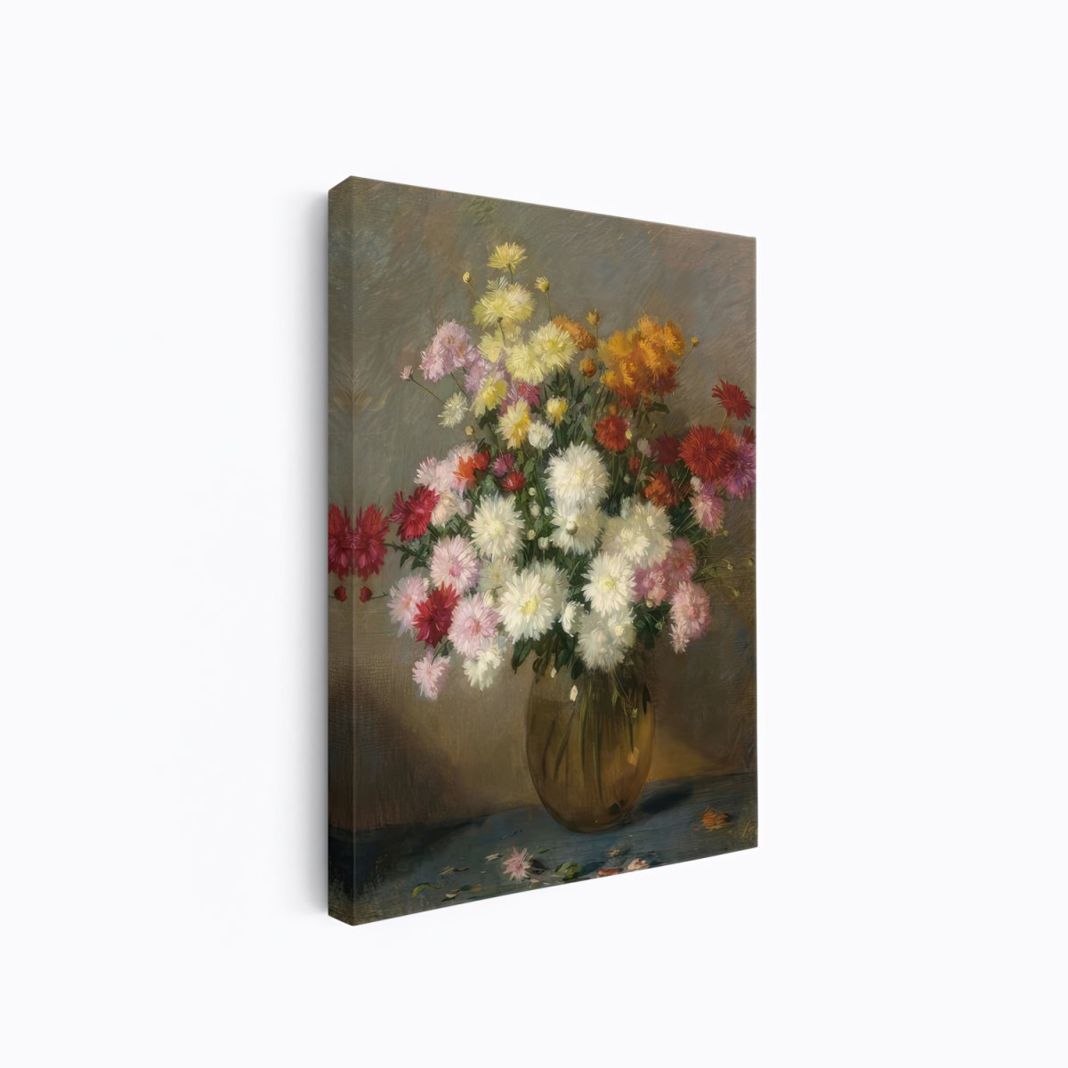 A Flower Still Life With Chrysanthemums | Salomon Garf | Ave Legato Art Prints