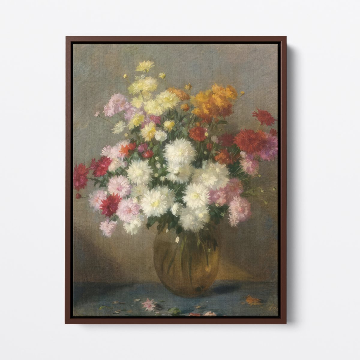 A Flower Still Life With Chrysanthemums | Salomon Garf | Ave Legato Art Prints