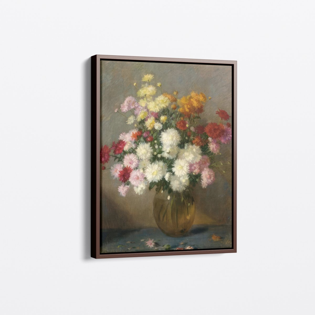 A Flower Still Life With Chrysanthemums | Salomon Garf | Ave Legato Art Prints