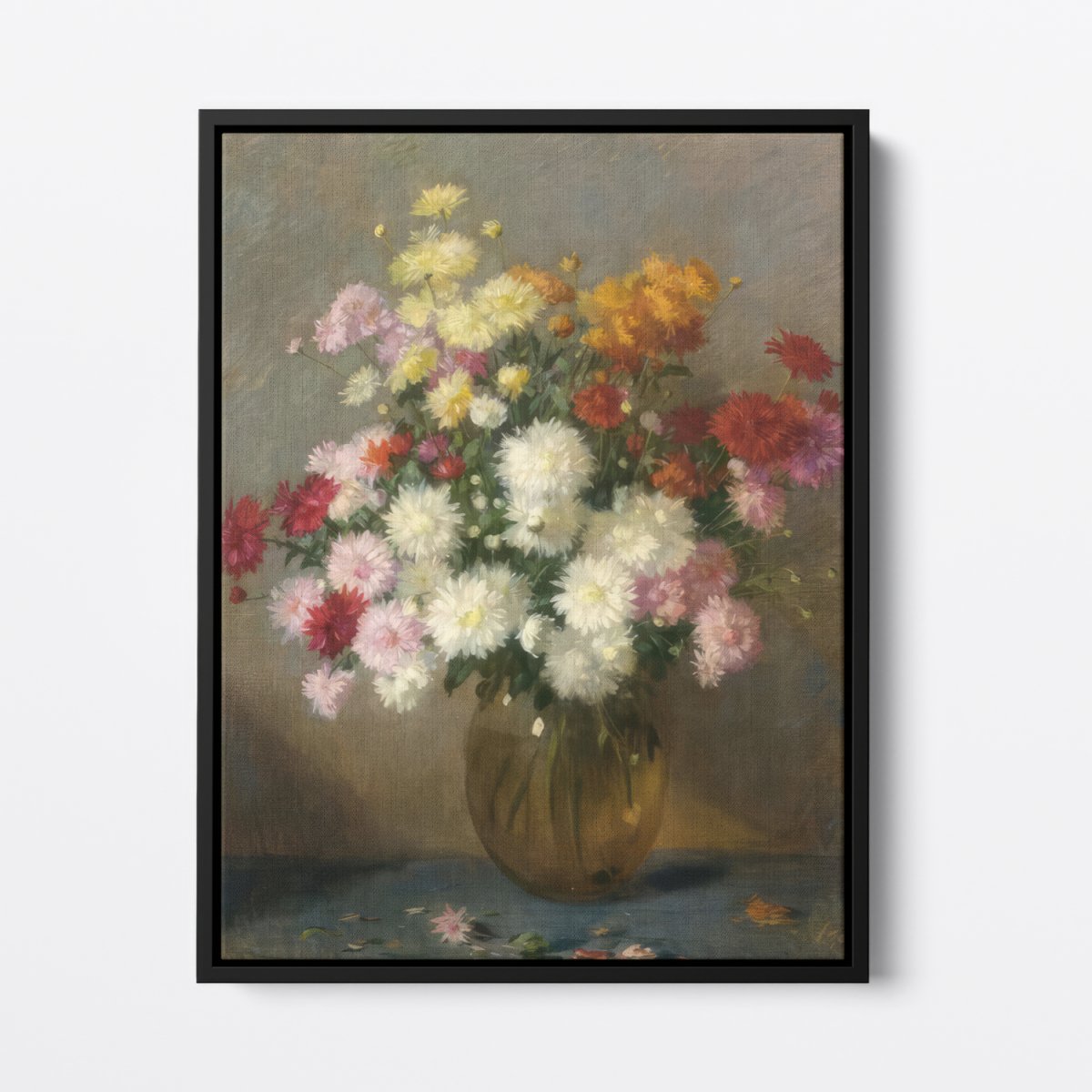 A Flower Still Life With Chrysanthemums | Salomon Garf | Ave Legato Art Prints