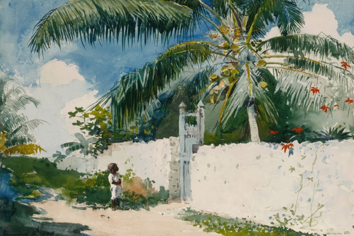 A Garden in Nassau | Winslow Homer | Ave Legato Art Prints