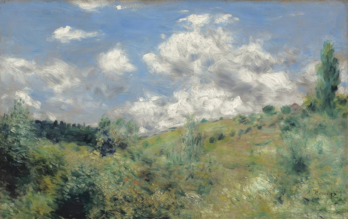 A Gust of Wind | Pierre - Auguste Renoir | Ave Legato Art Prints