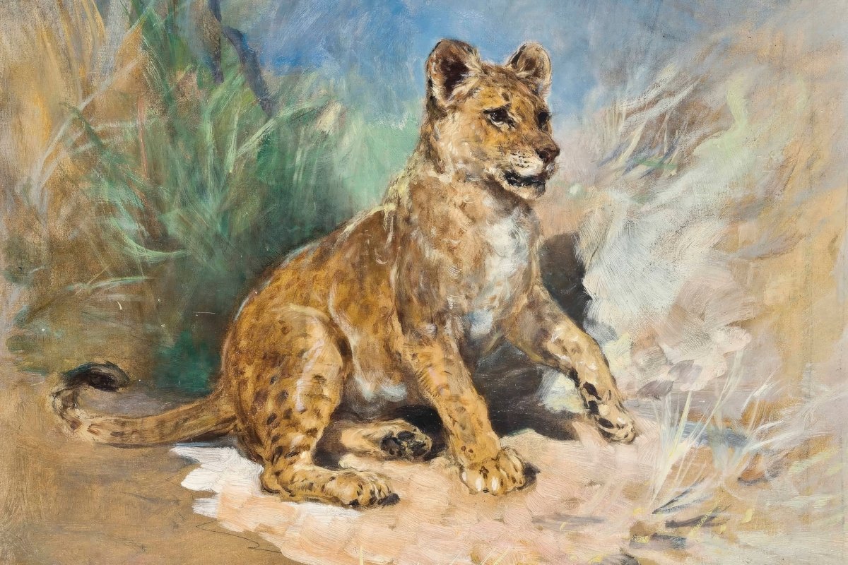 A Lion Cub | Heywood Hardy | Ave Legato Art Prints