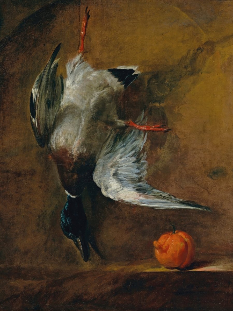 A Mallard and a Bitter Orange | Jean - Baptiste - Simeon Chardin | Ave Legato Art Prints