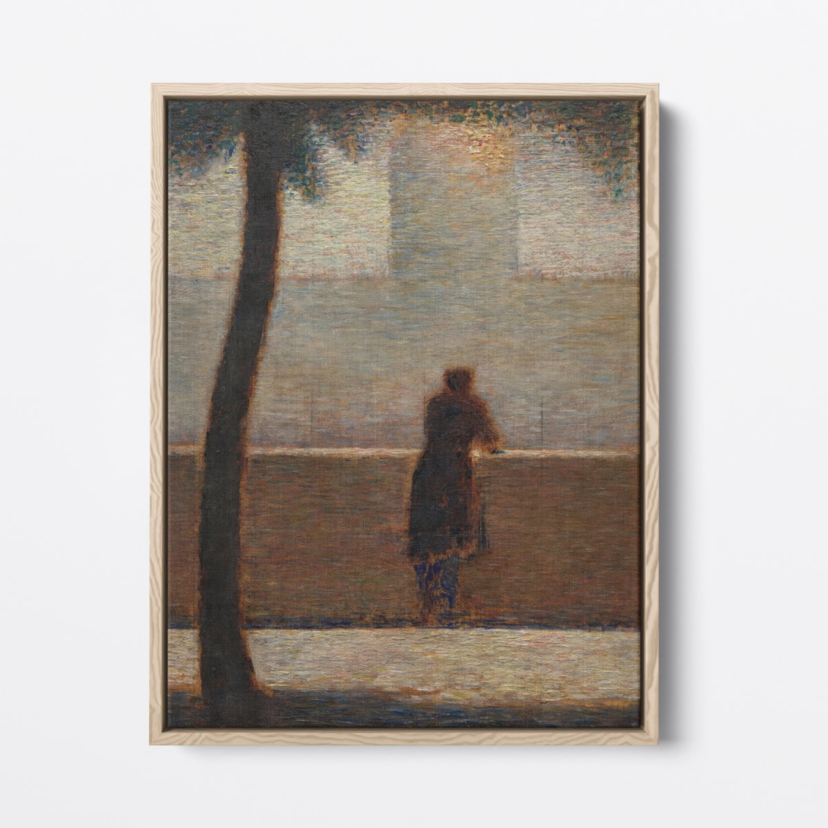 A Man Leaning On A Parapet | Georges Seurat | Ave Legato Art Prints