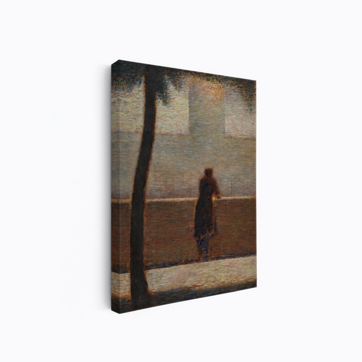 A Man Leaning On A Parapet | Georges Seurat | Ave Legato Art Prints