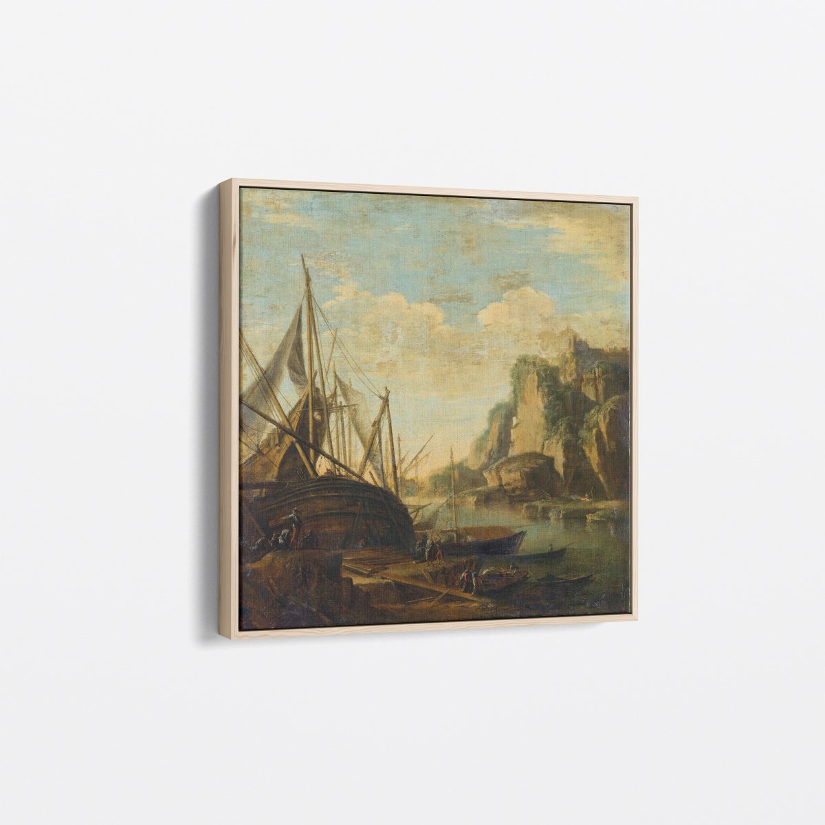 A Mediterranean Coastal Landscape | Salvator Rosa | Ave Legato Art Prints