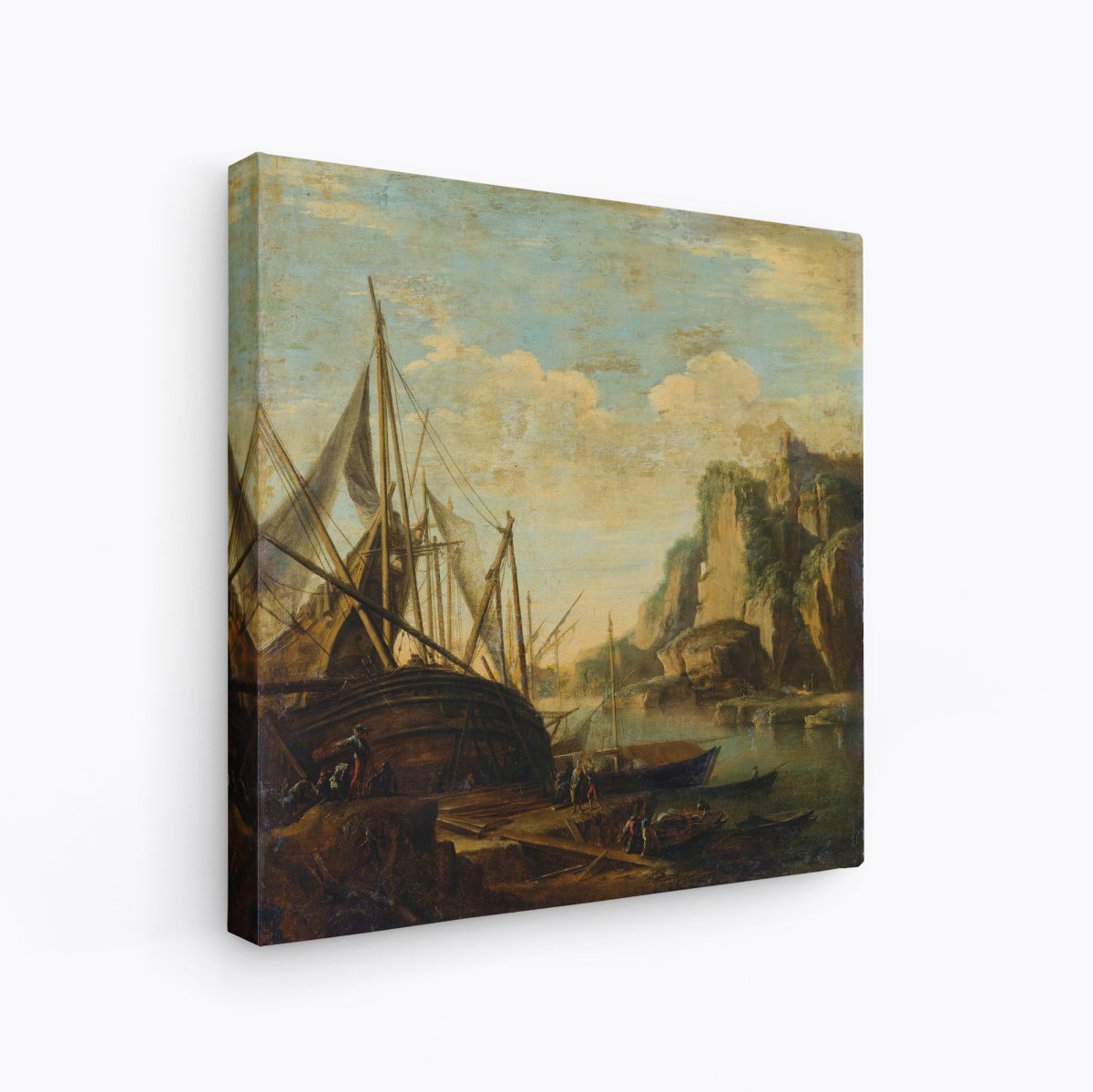 A Mediterranean Coastal Landscape | Salvator Rosa | Ave Legato Art Prints