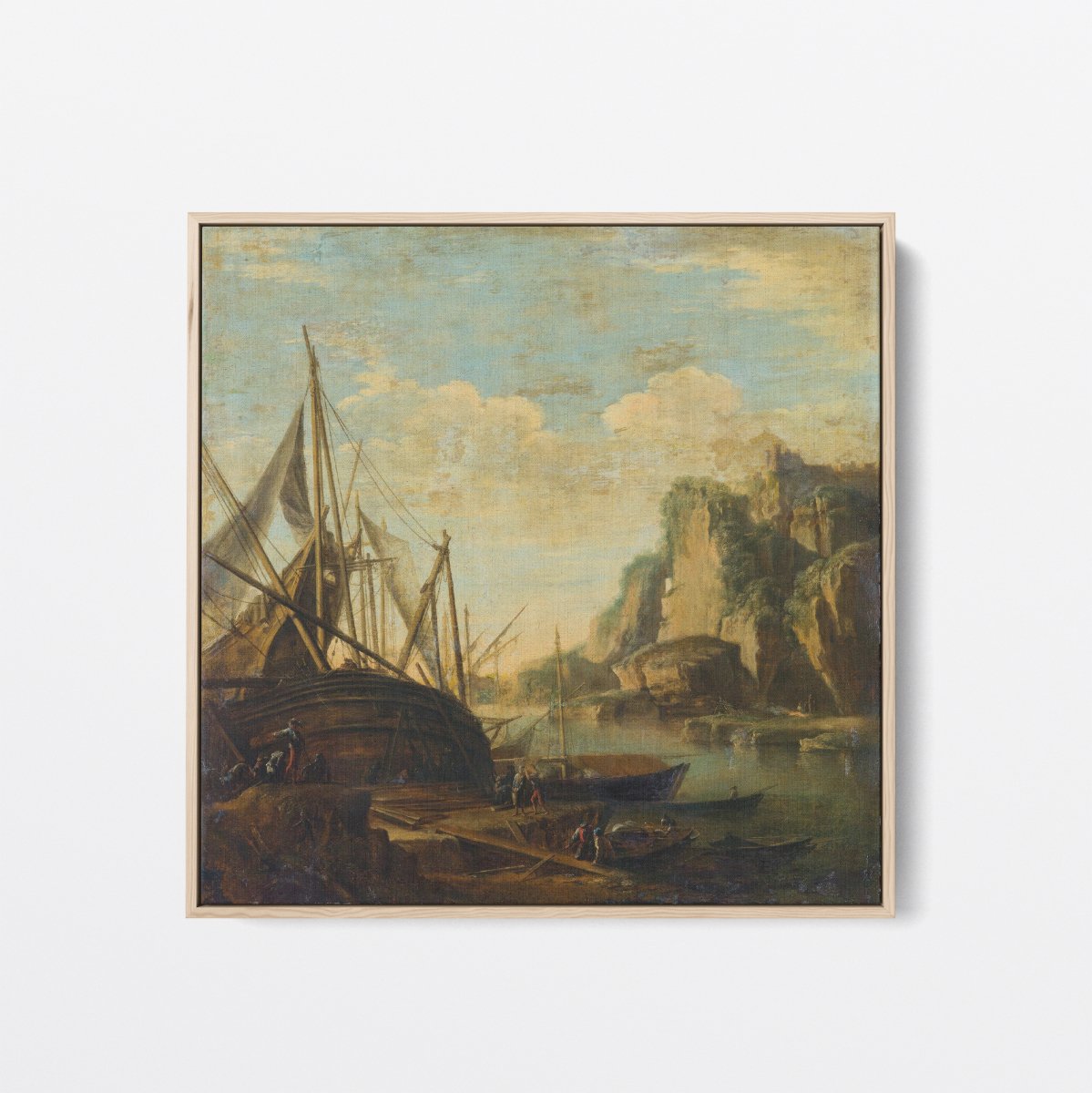 A Mediterranean Coastal Landscape | Salvator Rosa | Ave Legato Art Prints