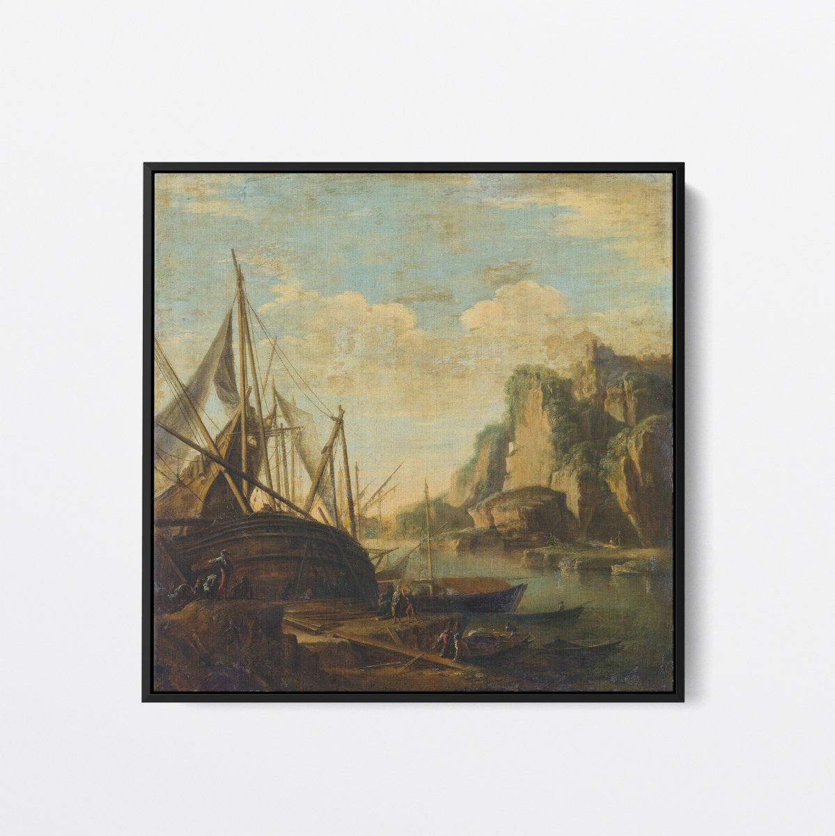 A Mediterranean Coastal Landscape | Salvator Rosa | Ave Legato Art Prints