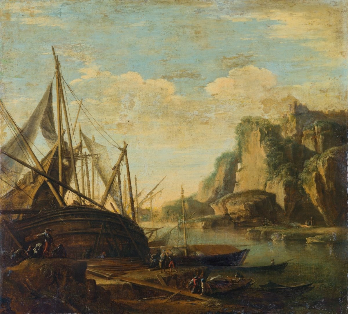 A Mediterranean Coastal Landscape | Salvator Rosa | Ave Legato Art Prints