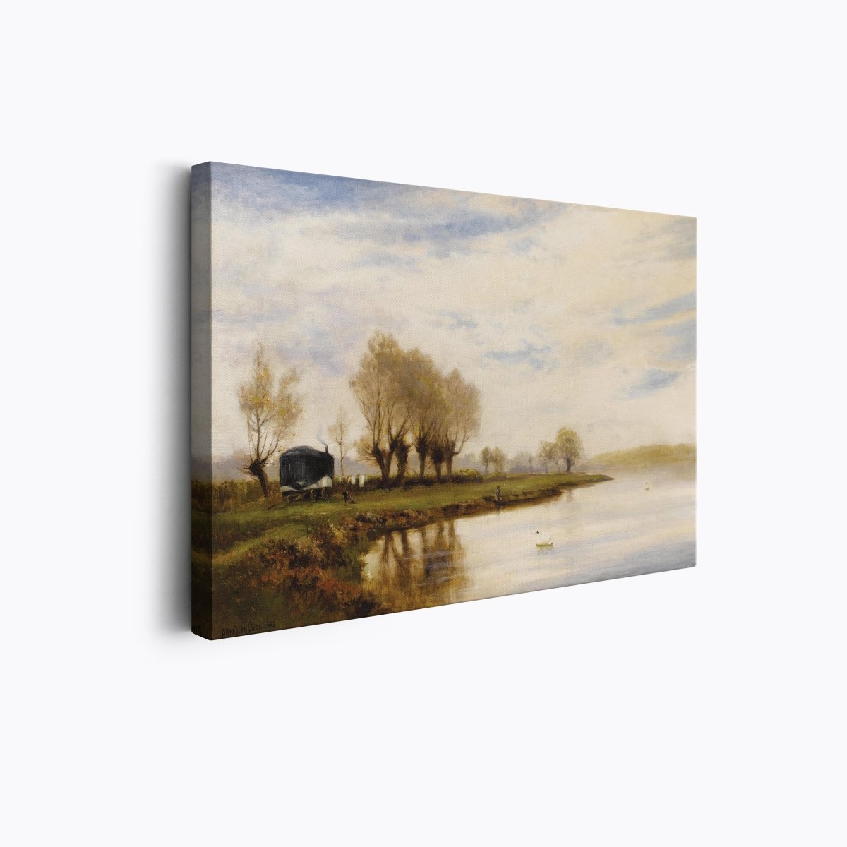 A Misty Morning, The Tow Path | Alfred de Bréanski | Ave Legato Art Prints