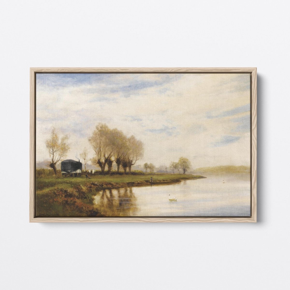 A Misty Morning, The Tow Path | Alfred de Bréanski | Ave Legato Art Prints