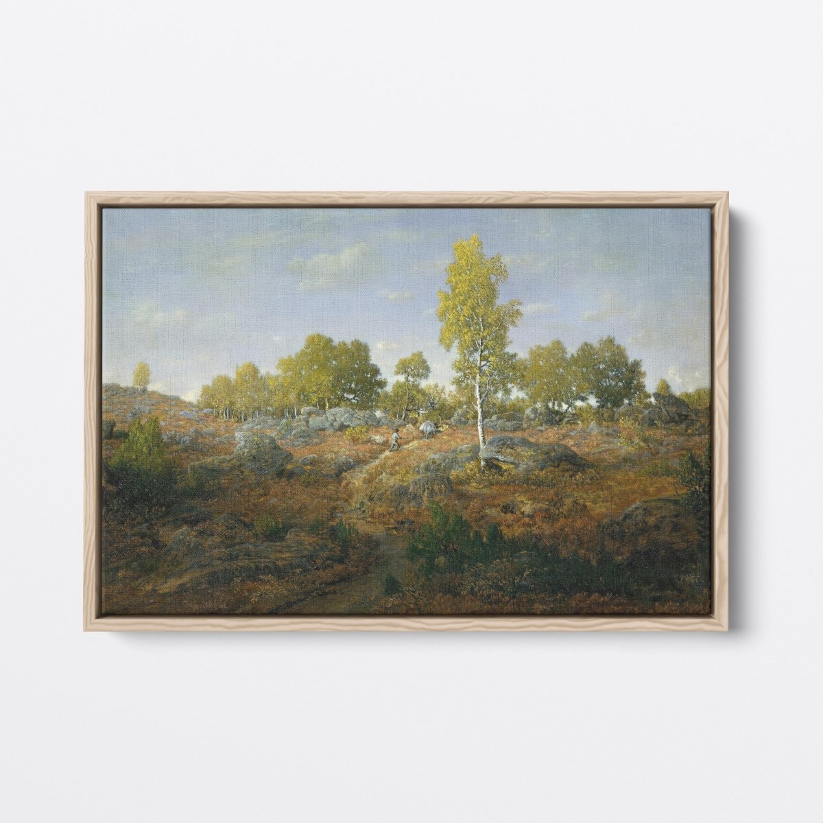 A Path Among the Rocks (Fontainbleau) | Theodore Rousseau | Ave Legato Art Prints