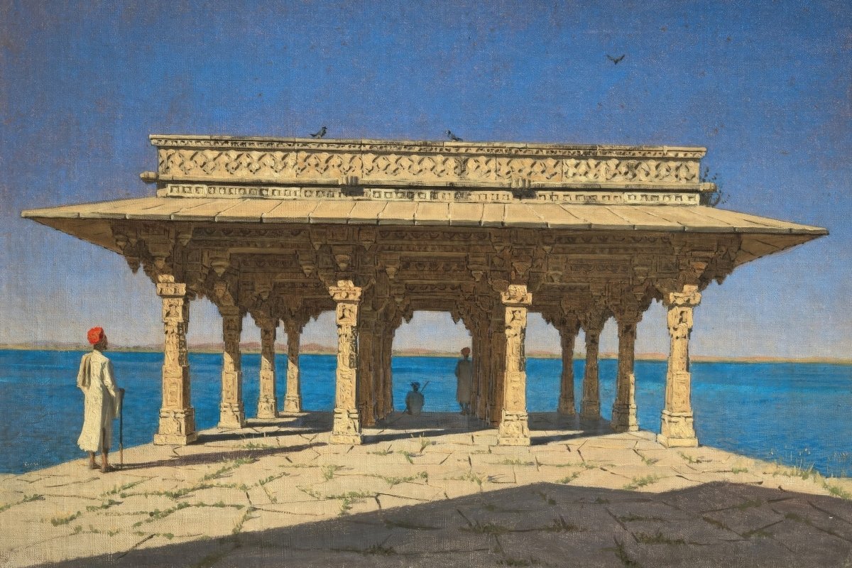 A Pavilion on the Marble | Vasily Vereshchagin | Ave Legato Art Prints