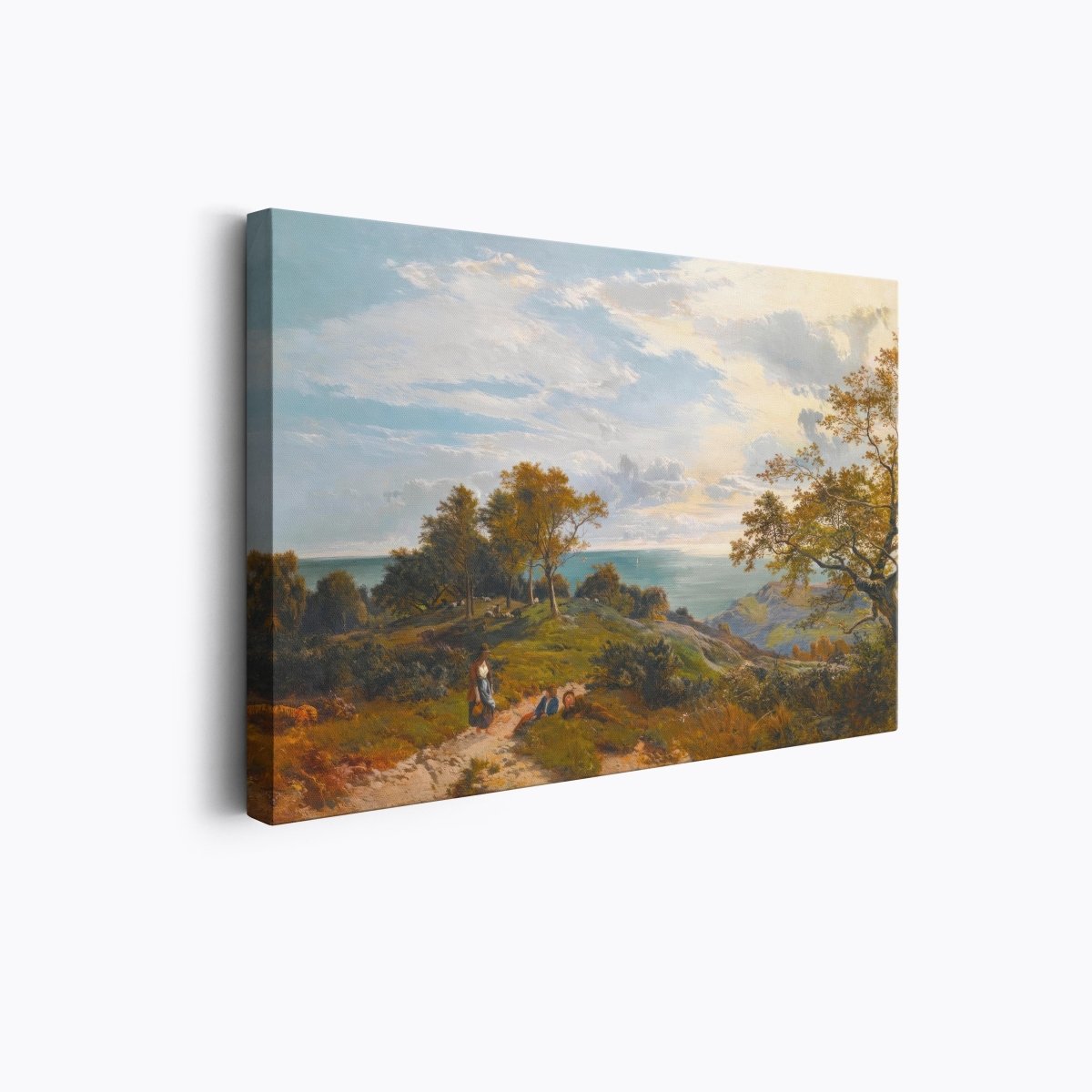 A Peep at the Sea, Fairlight Glen | Sidney Percy | Ave Legato Art Prints