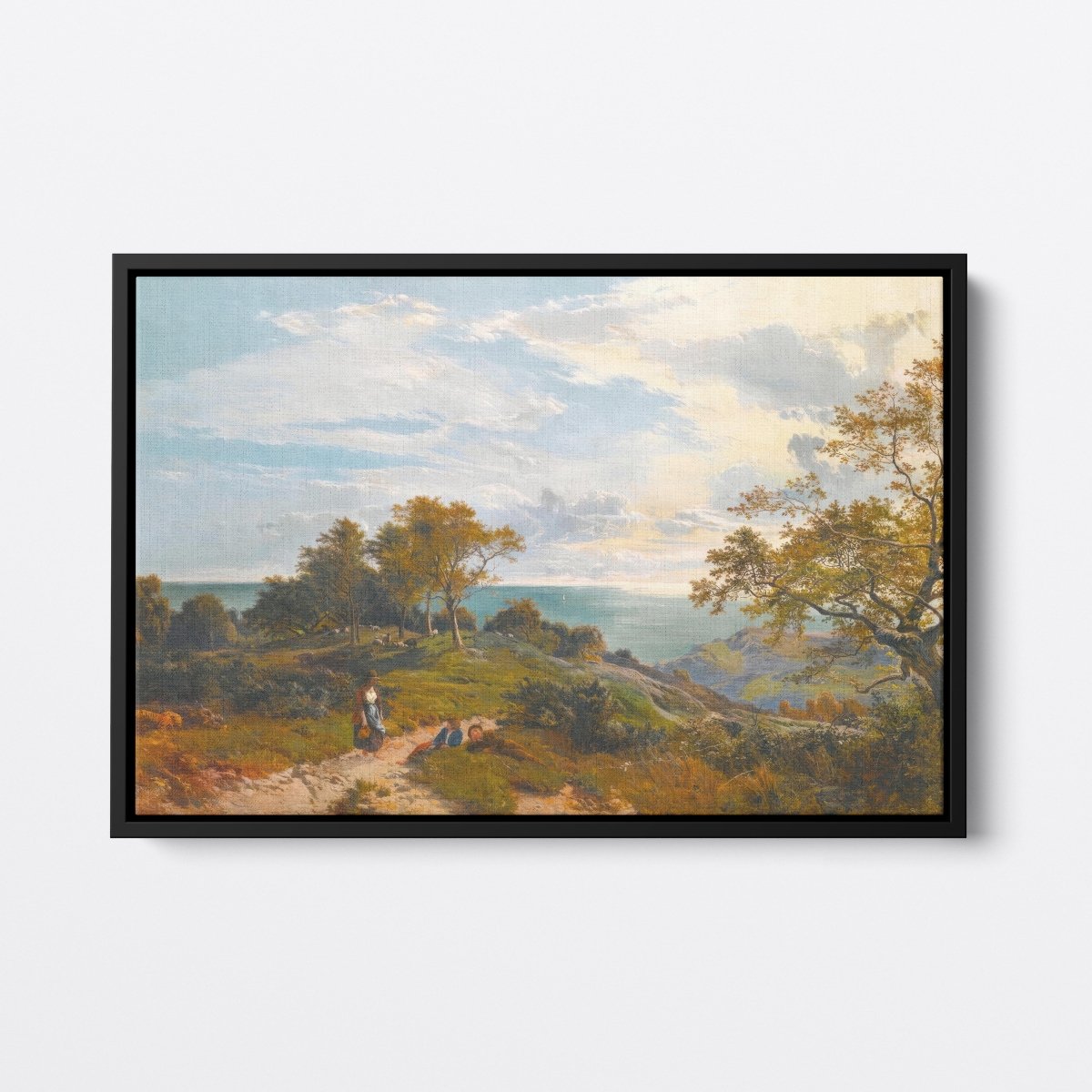 A Peep at the Sea, Fairlight Glen | Sidney Percy | Ave Legato Art Prints