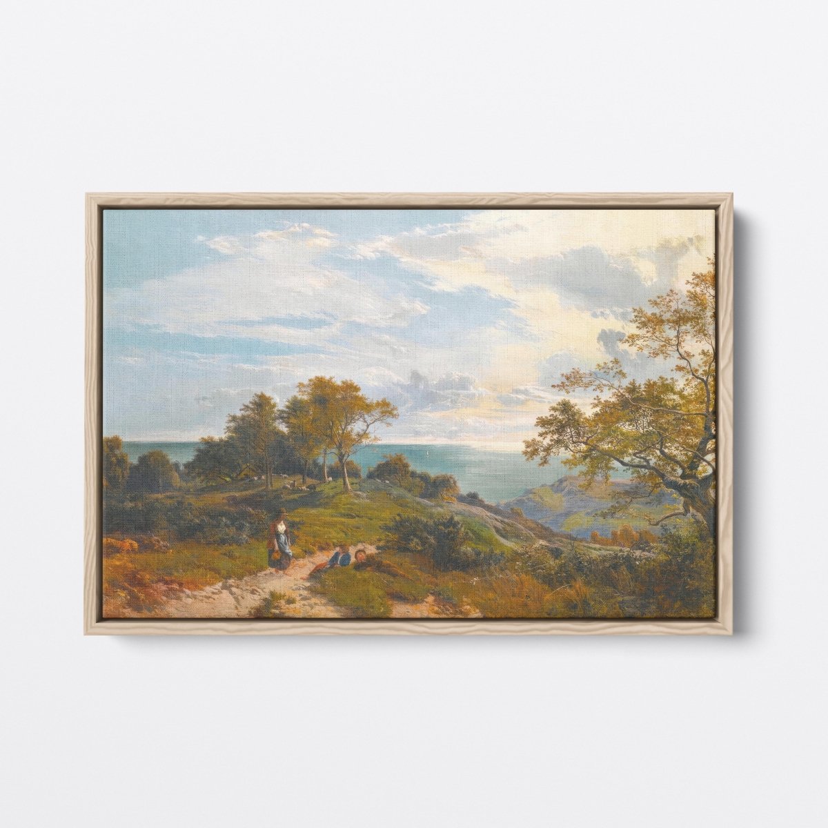 A Peep at the Sea, Fairlight Glen | Sidney Percy | Ave Legato Art Prints