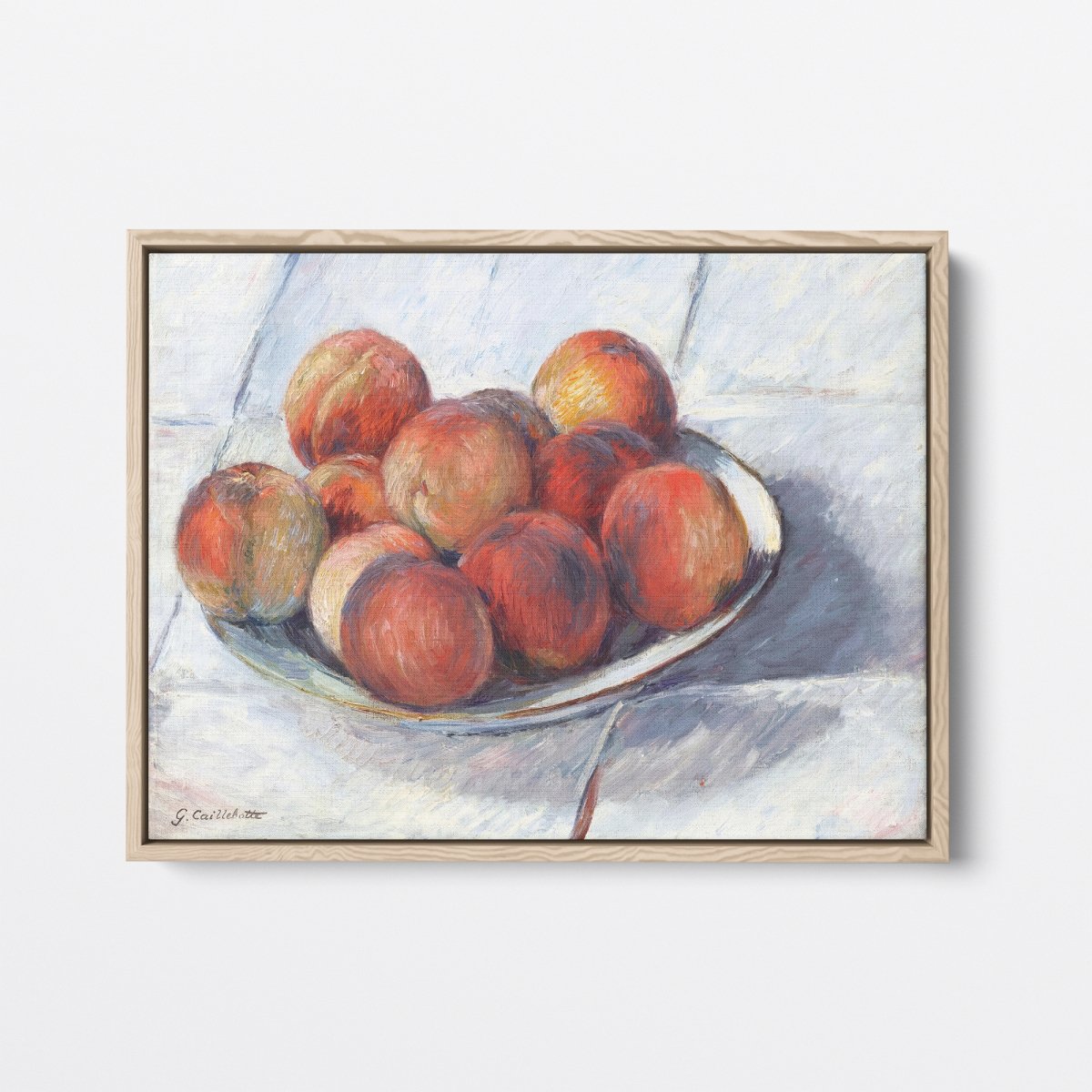 A Plate of Peaches | Gustave Caillebotte | Ave Legato Art Prints