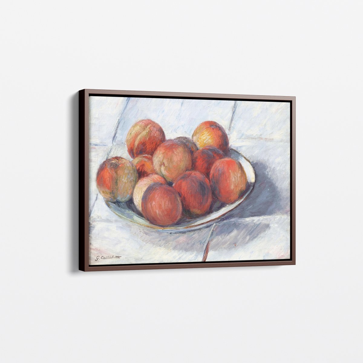 A Plate of Peaches | Gustave Caillebotte | Ave Legato Art Prints