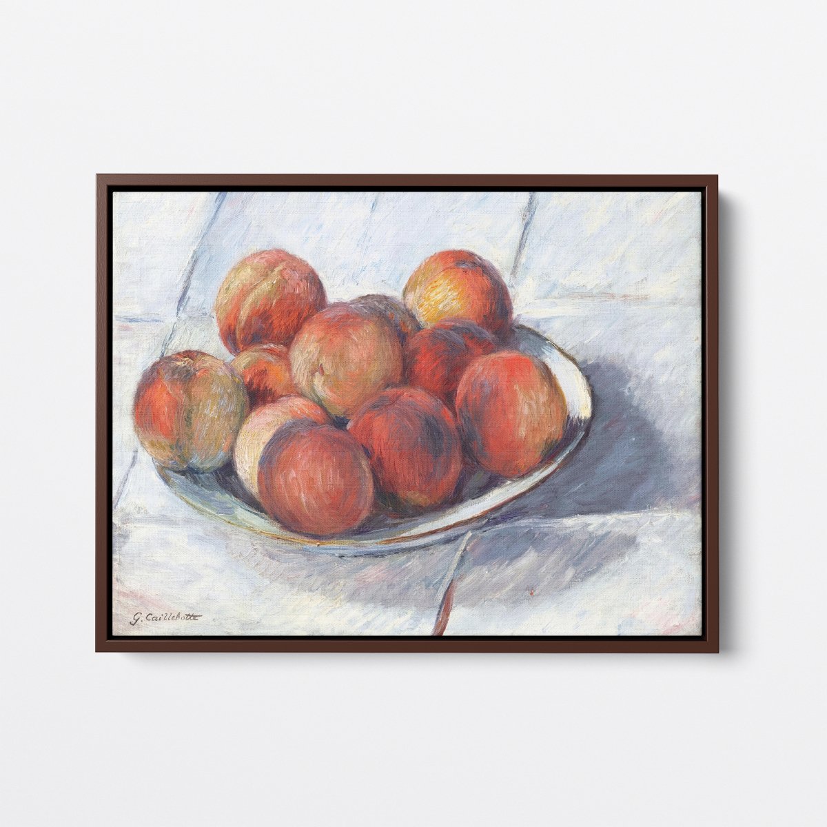 A Plate of Peaches | Gustave Caillebotte | Ave Legato Art Prints