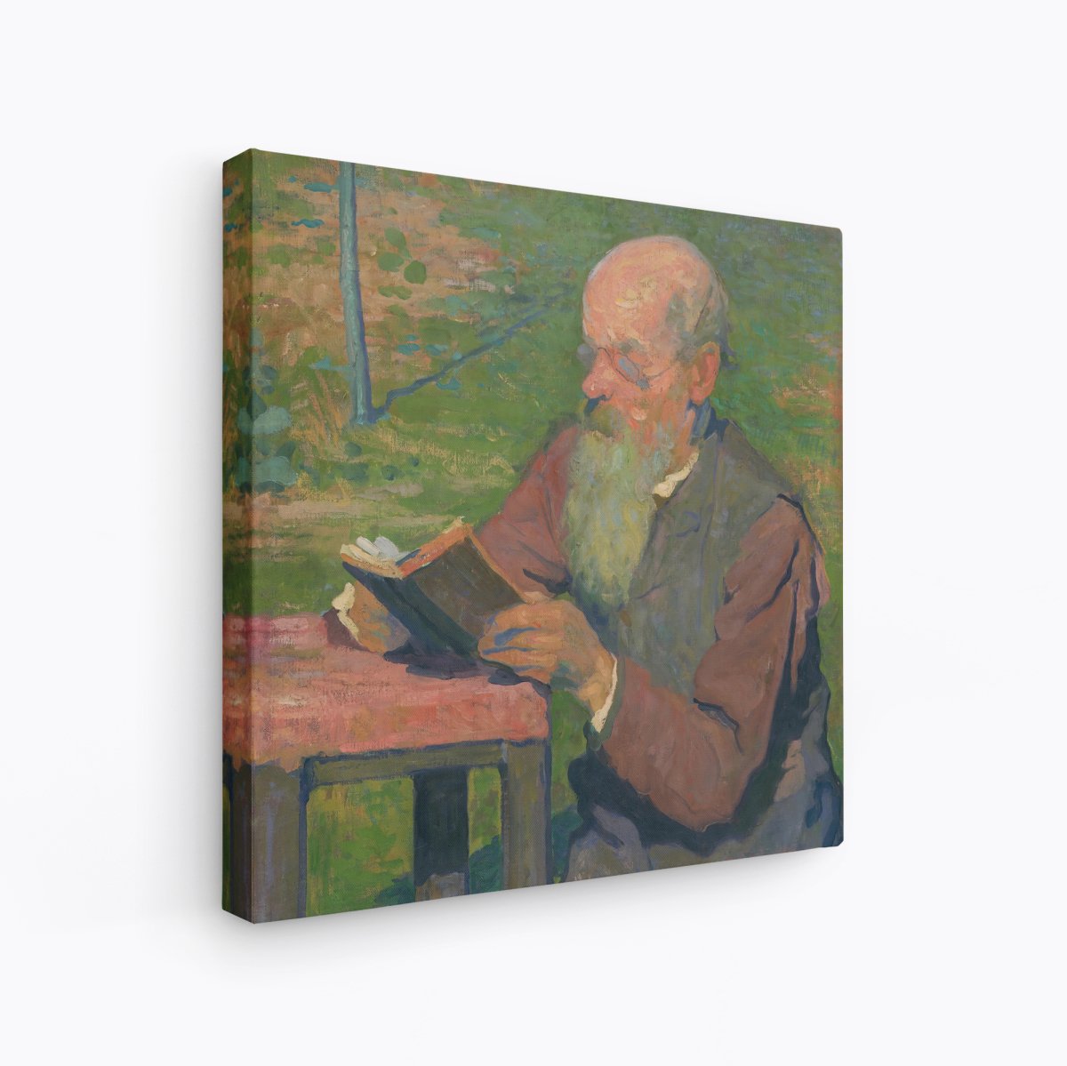 A Reading Old Man | Elemér Halász - Hradil | Ave Legato Art Prints