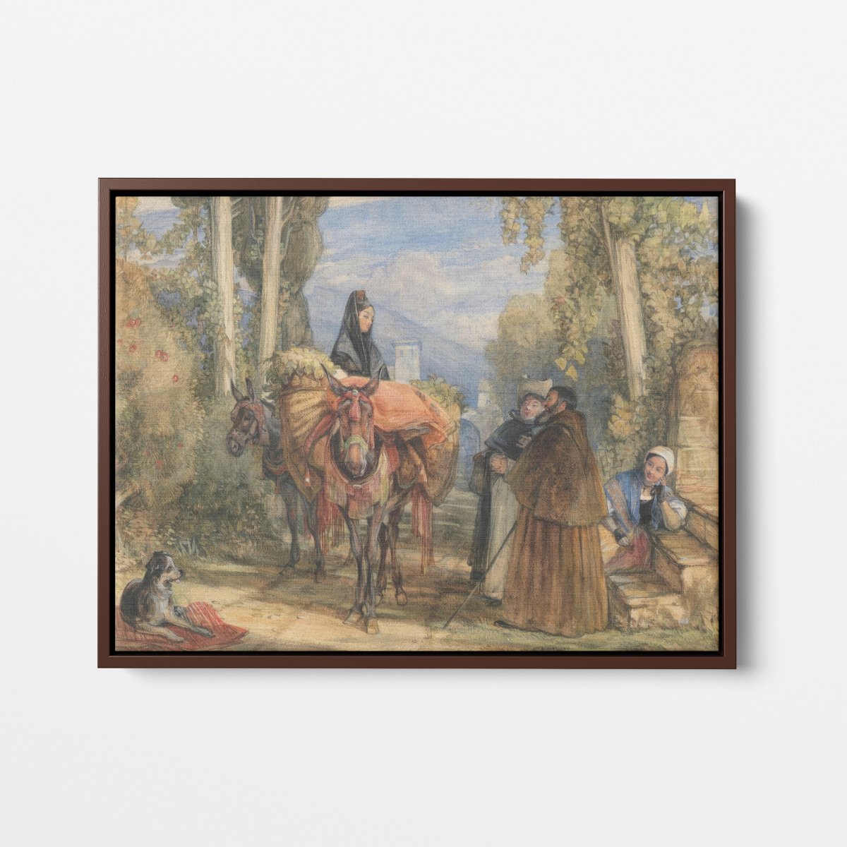 A Road Near Seville, Spain | John Frederick Lewis | Ave Legato Art Prints