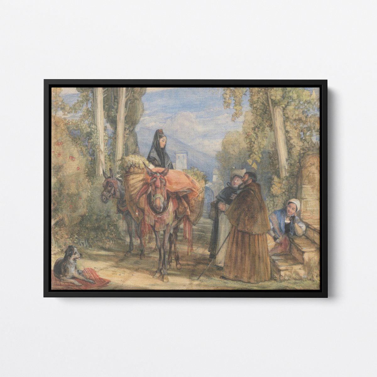 A Road Near Seville, Spain | John Frederick Lewis | Ave Legato Art Prints