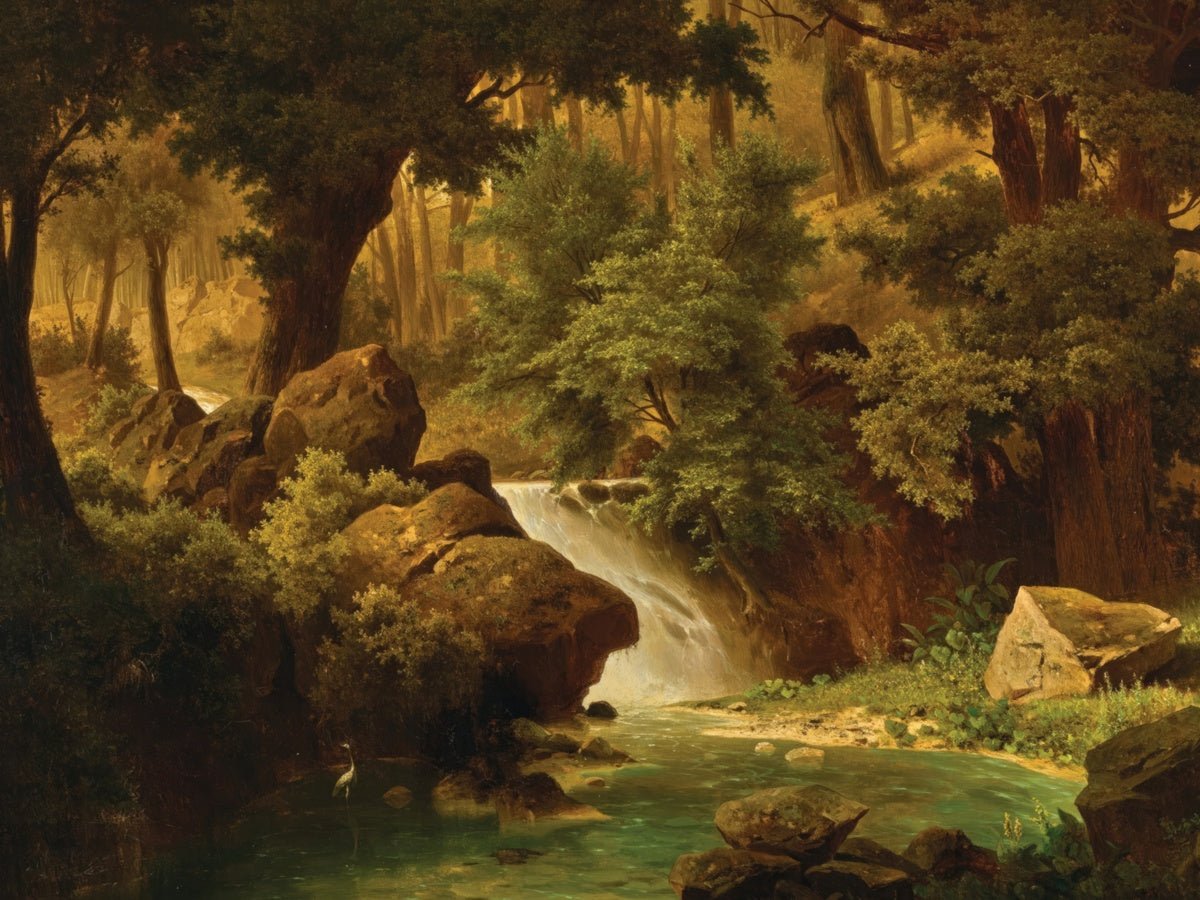 A Rocky Landscape with a River | Adolf Chwala | Ave Legato Art Prints