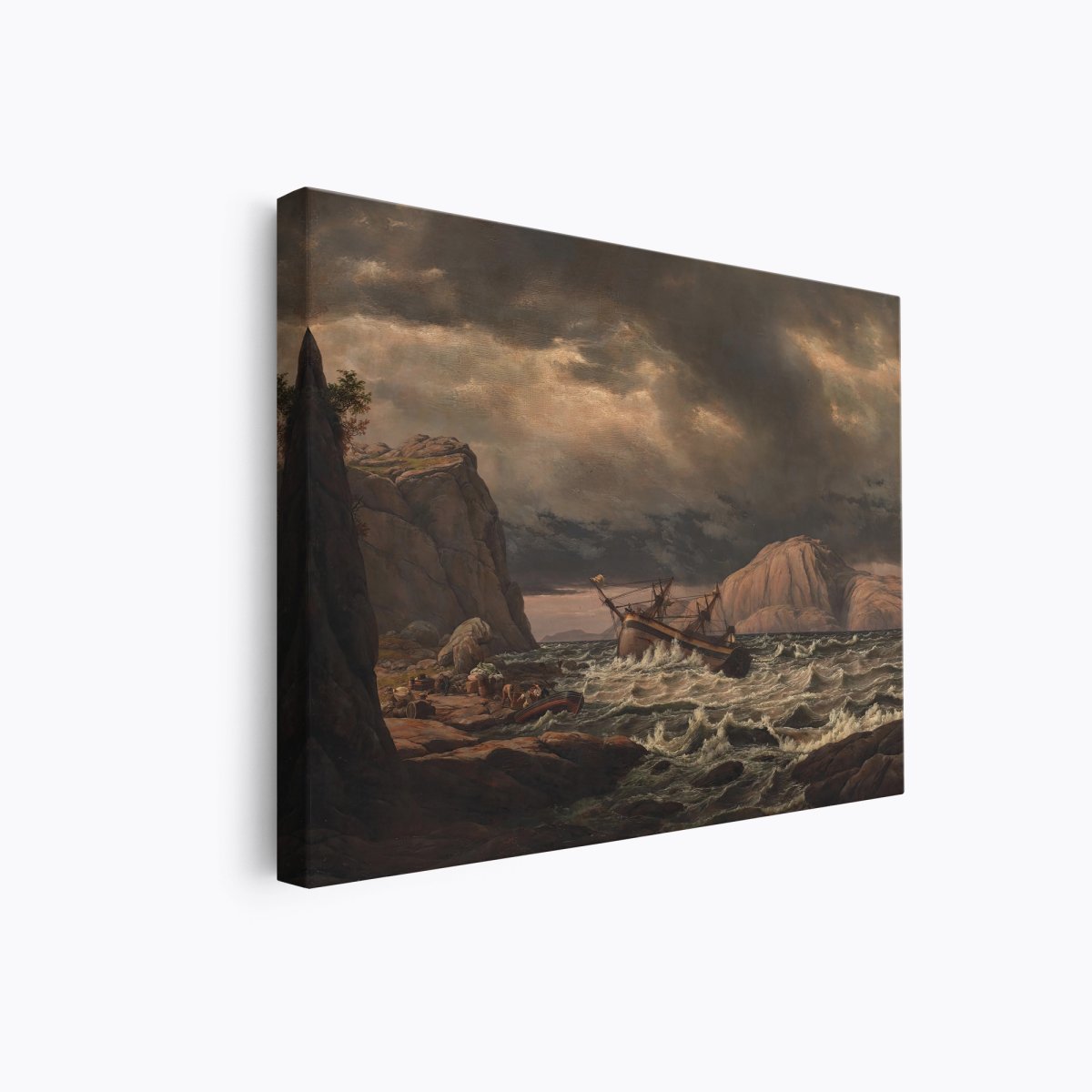 A Shipwreck on the Coast of Norway | Christian Dahl | Ave Legato Art Prints