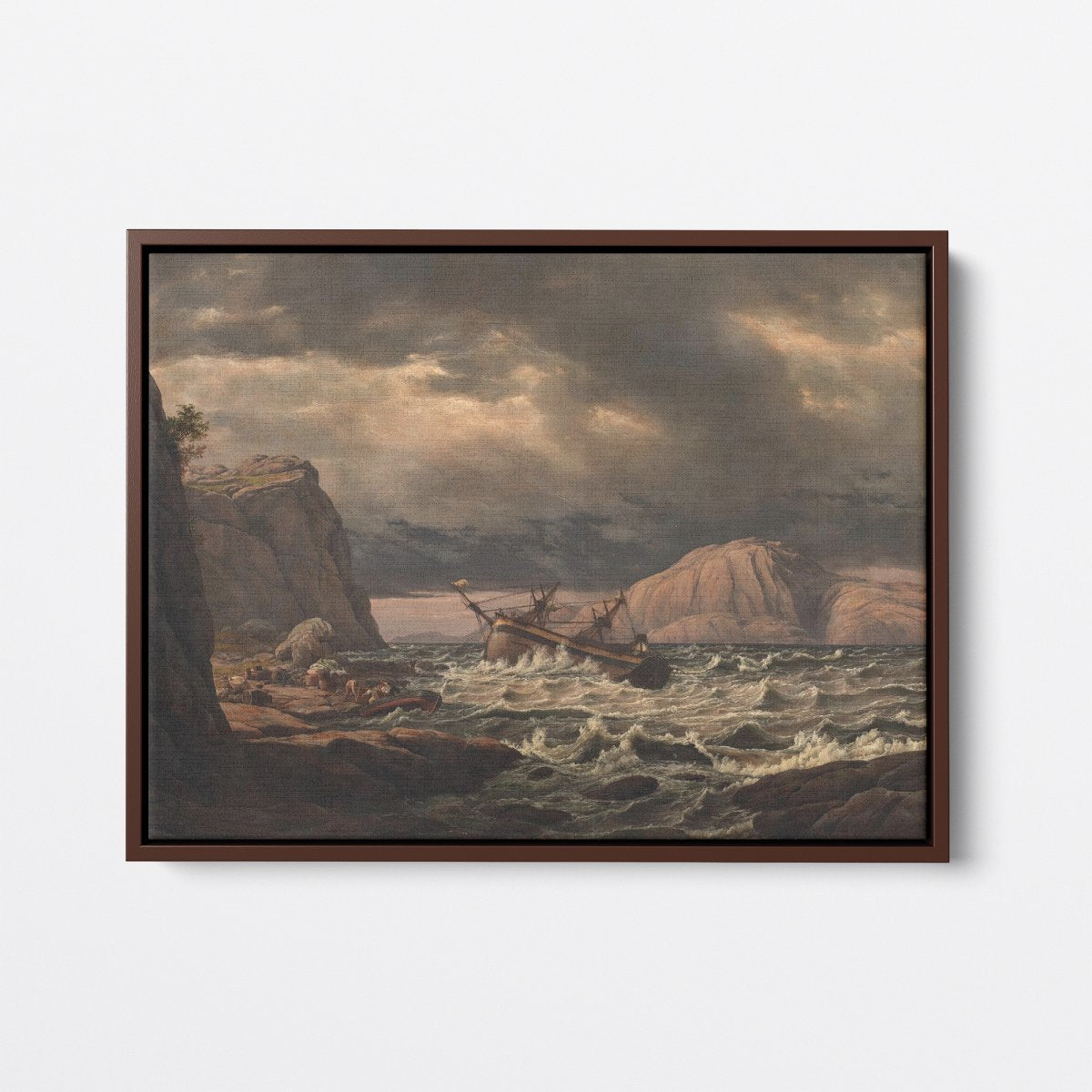 A Shipwreck on the Coast of Norway | Christian Dahl | Ave Legato Art Prints