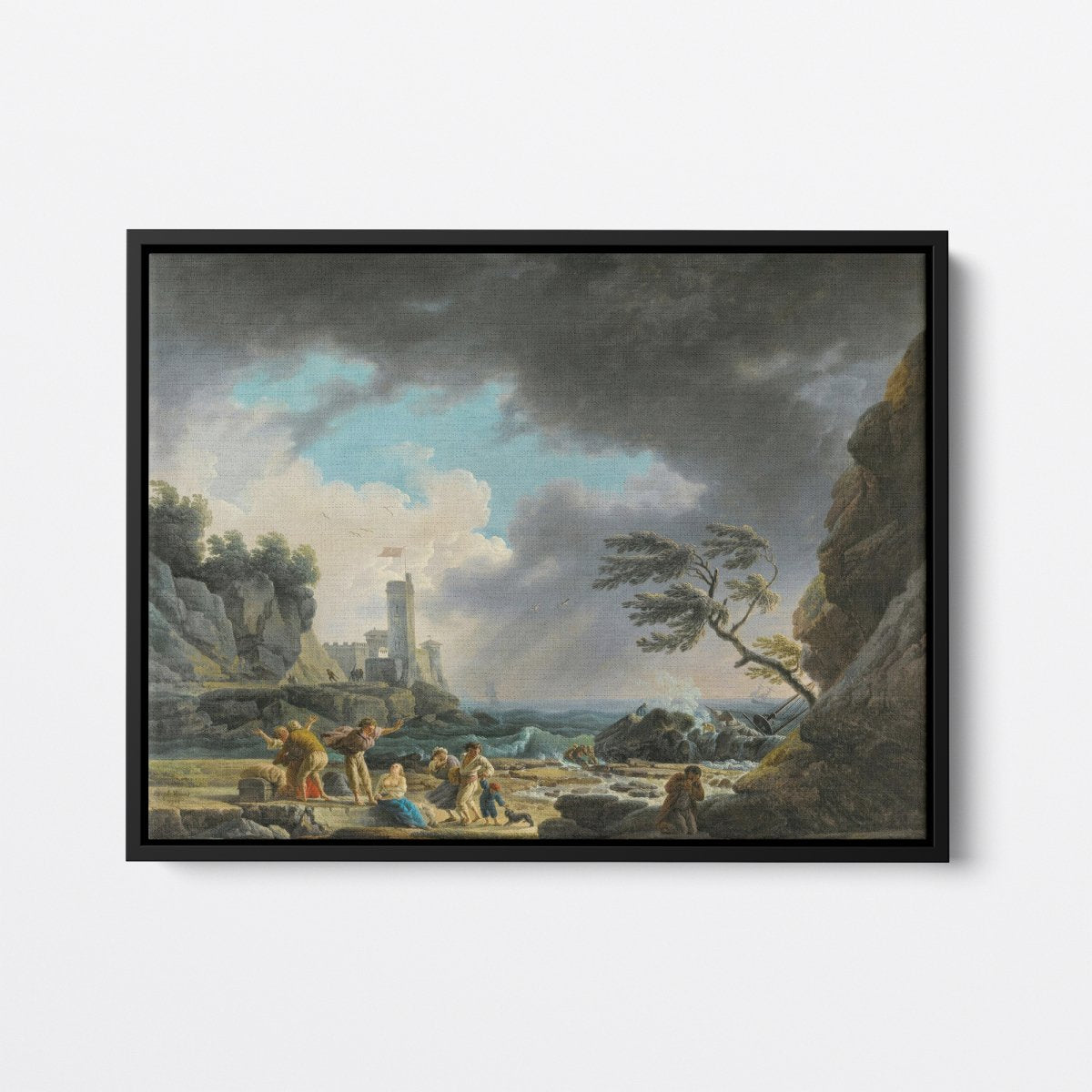 A Stormy Coastal Scene | Claude Vernet | Ave Legato Art Prints