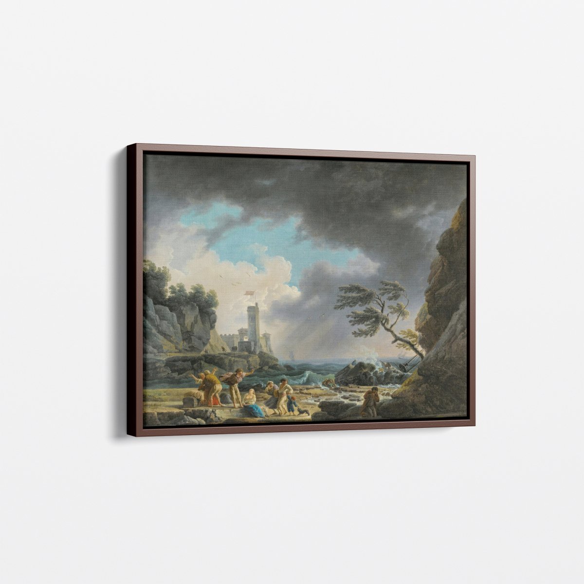 A Stormy Coastal Scene | Claude Vernet | Ave Legato Art Prints