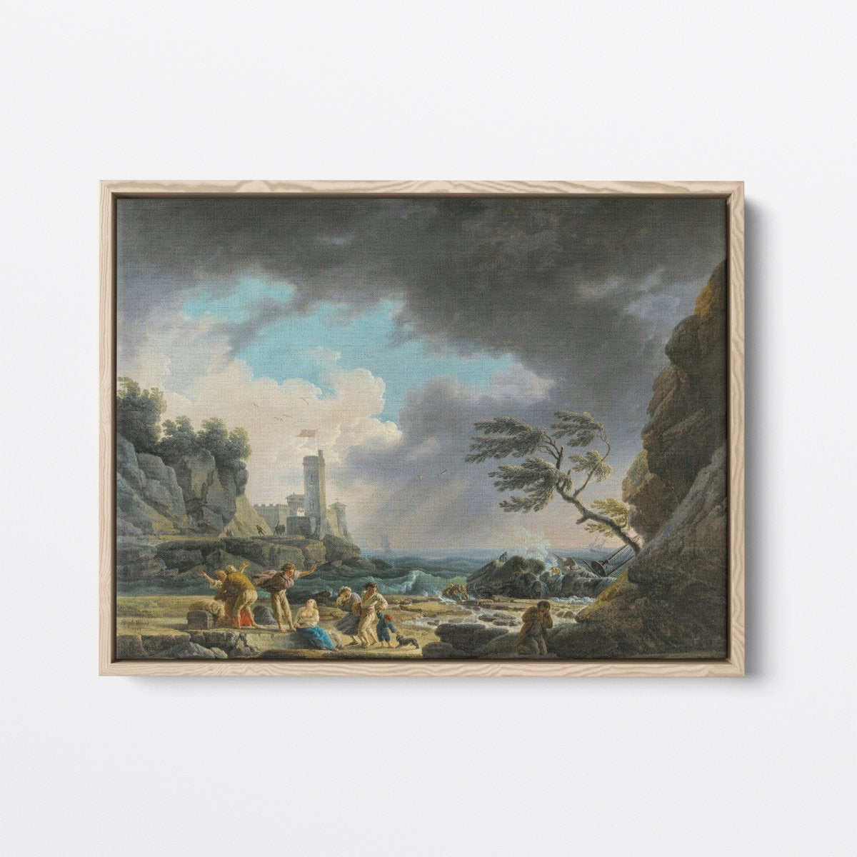 A Stormy Coastal Scene | Claude Vernet | Ave Legato Art Prints